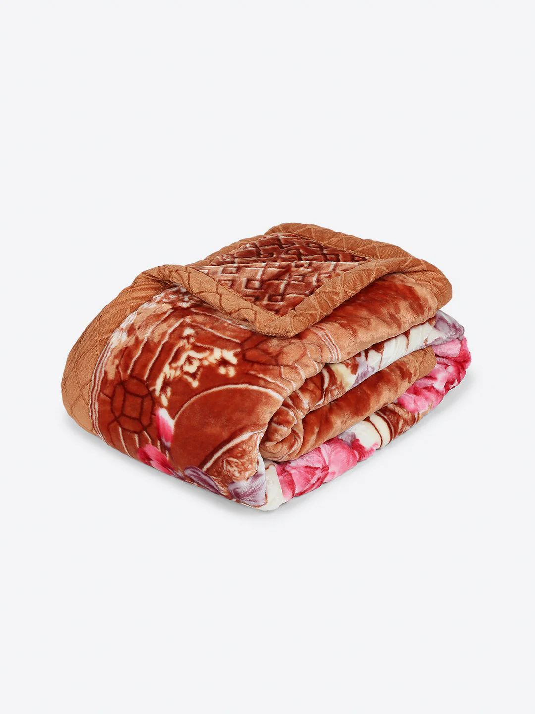 Printed Single Bed 3 Ply, 909 GSM Blanket for Heavy Winter - (Umang) - Image 5