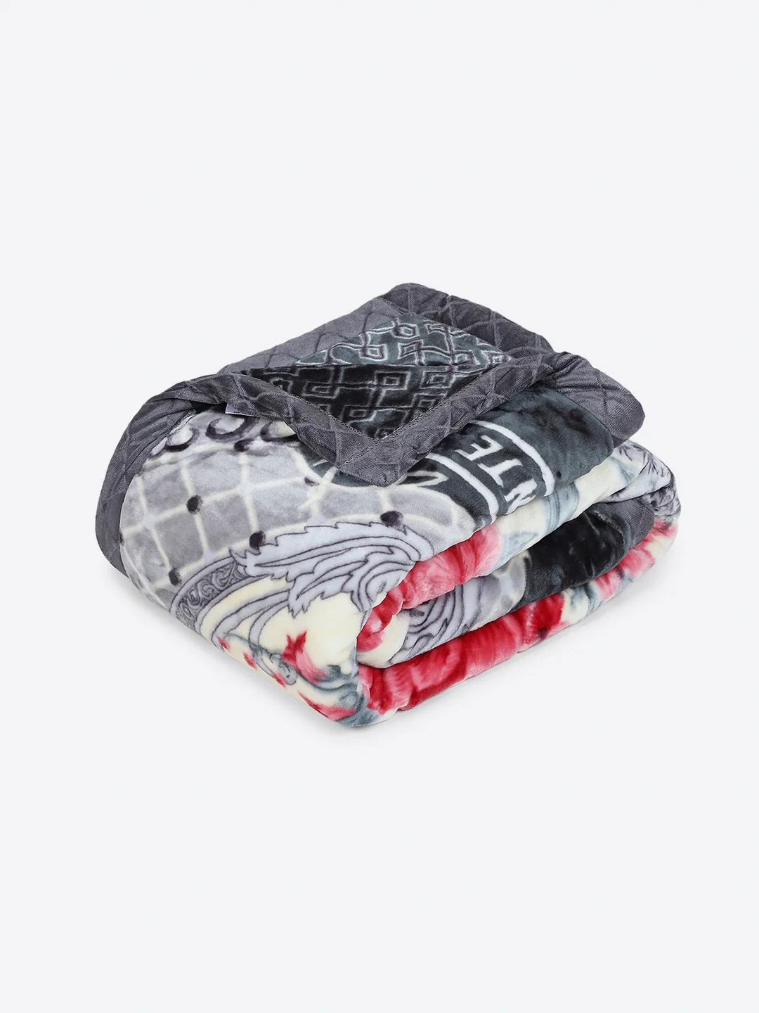 Printed Single Bed 3 Ply, 909 GSM Blanket for Heavy Winter - (Umang) - Image 5