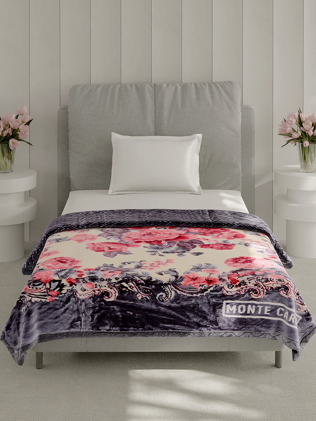 Printed Single Bed 3 Ply, 909 GSM Blanket for Heavy Winter - (Umang) - Image 2
