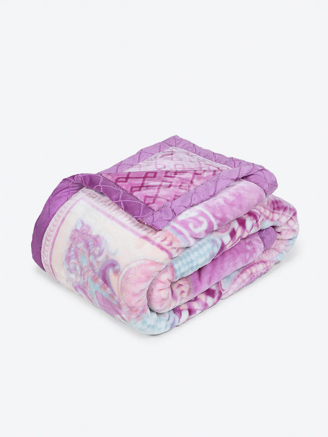 Printed Single Bed 3 Ply, 909 GSM Blanket for Heavy Winter - (Umang) - Image 5