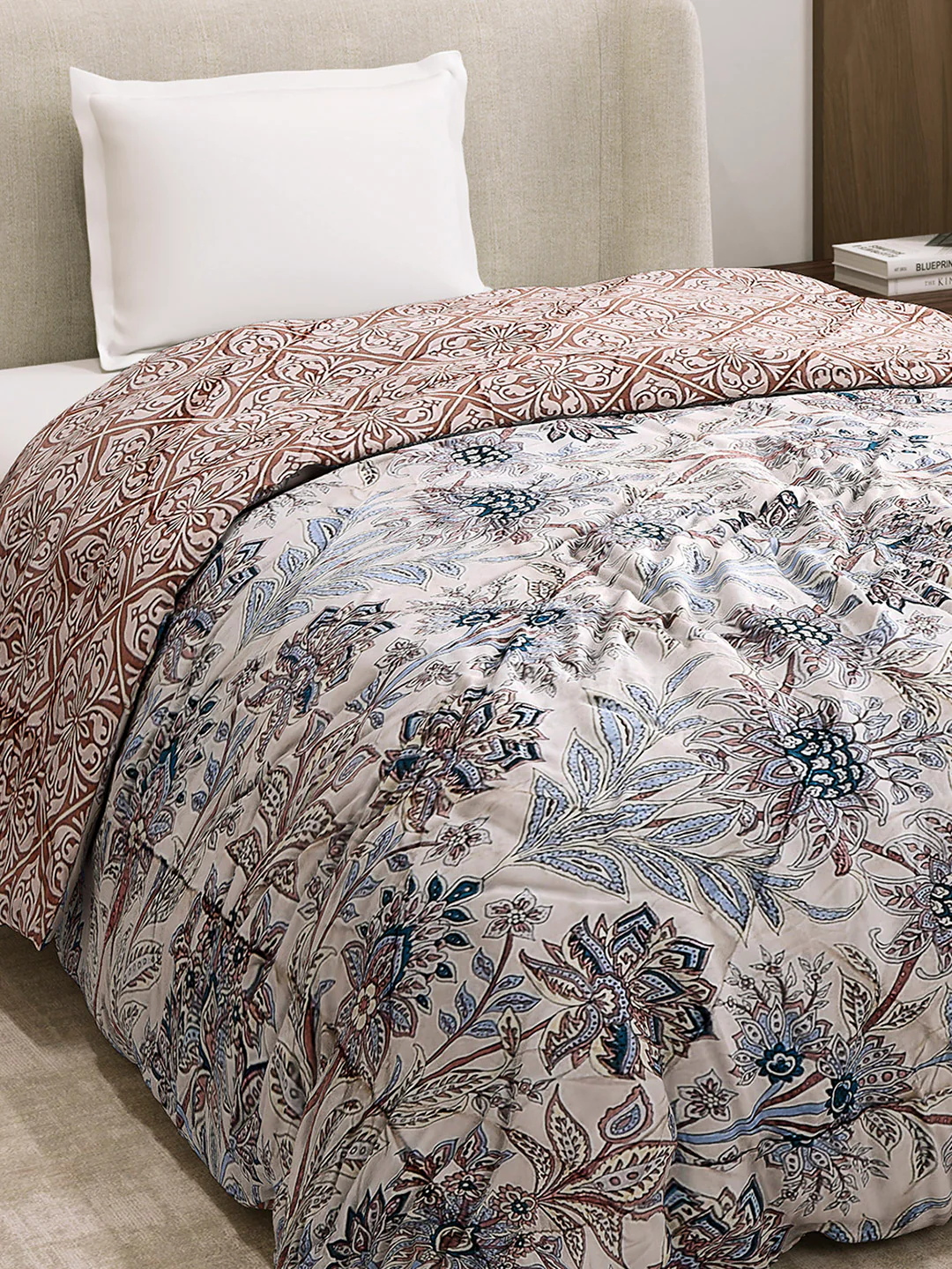 Printed Single Bed 3 Ply Comforter for AC Room - (Marvella) - Image 6