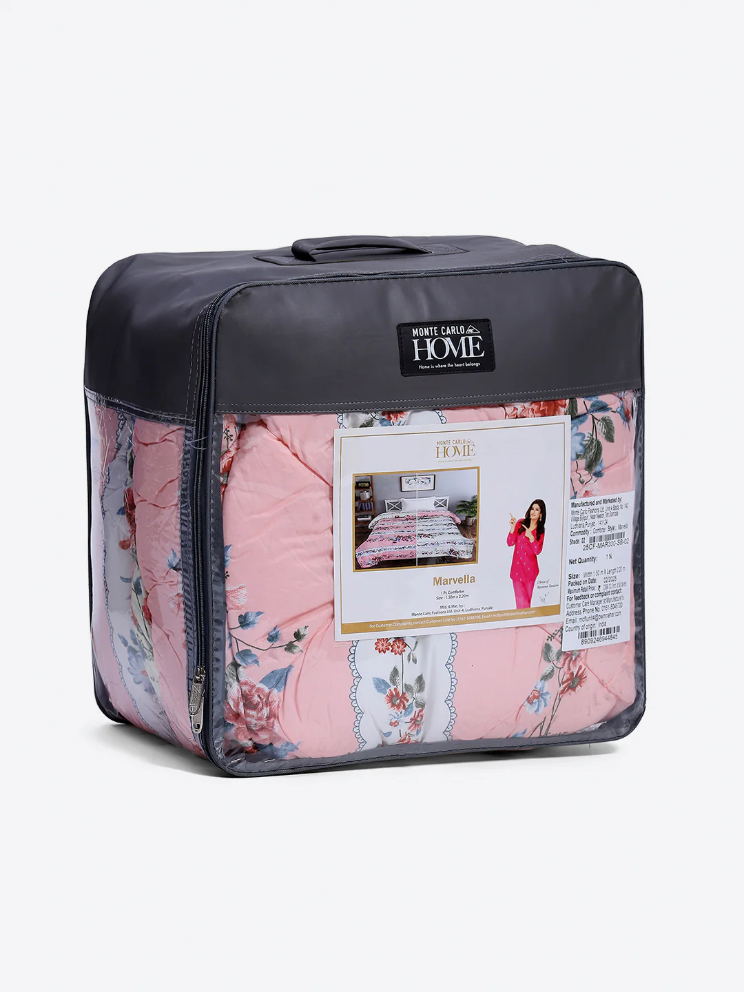 Printed Single Bed 3 Ply Comforter for AC Room - (Marvella) - Image 11