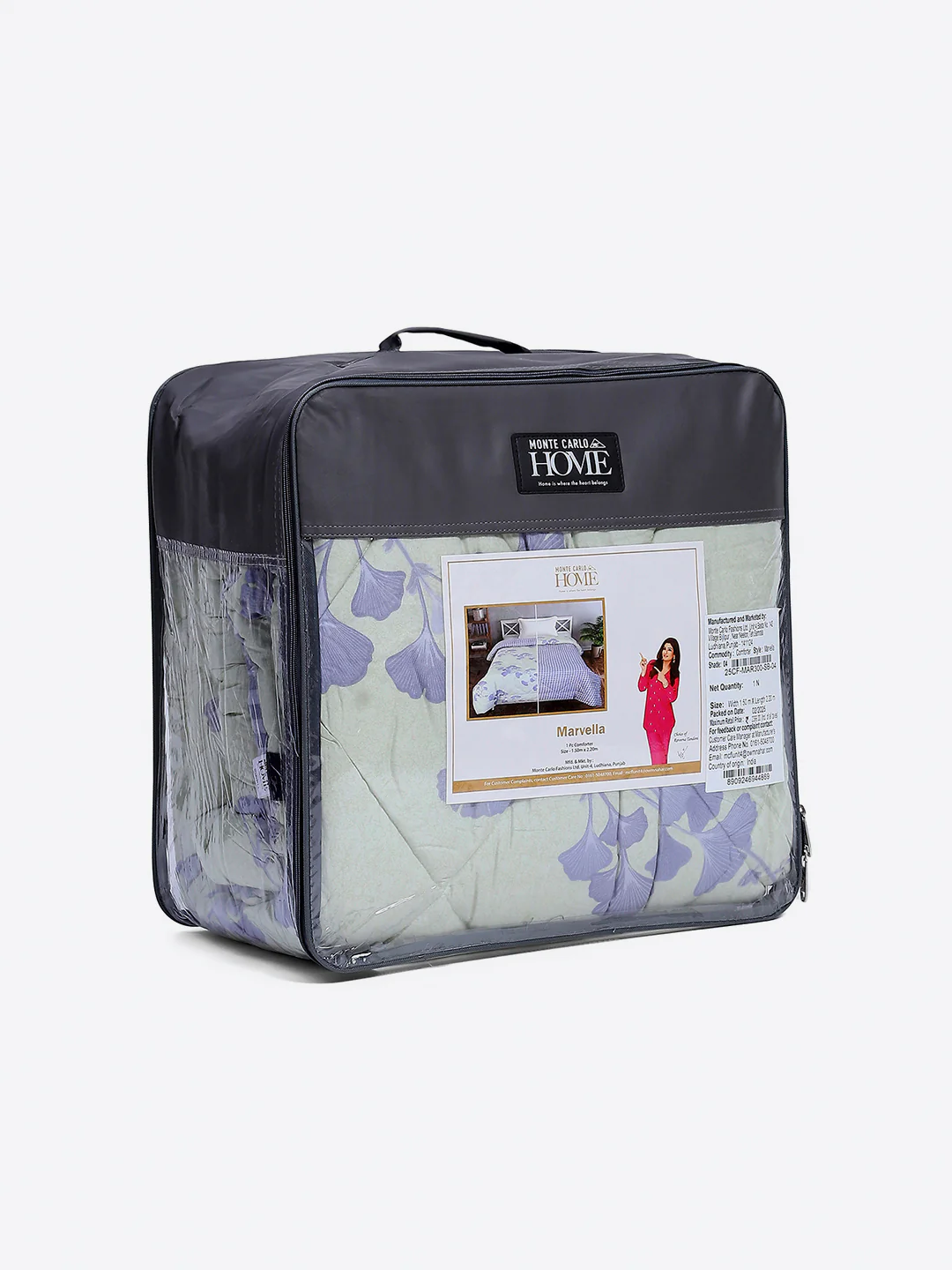 Printed Single Bed 3 Ply Comforter for AC Room - (Marvella) - Image 11