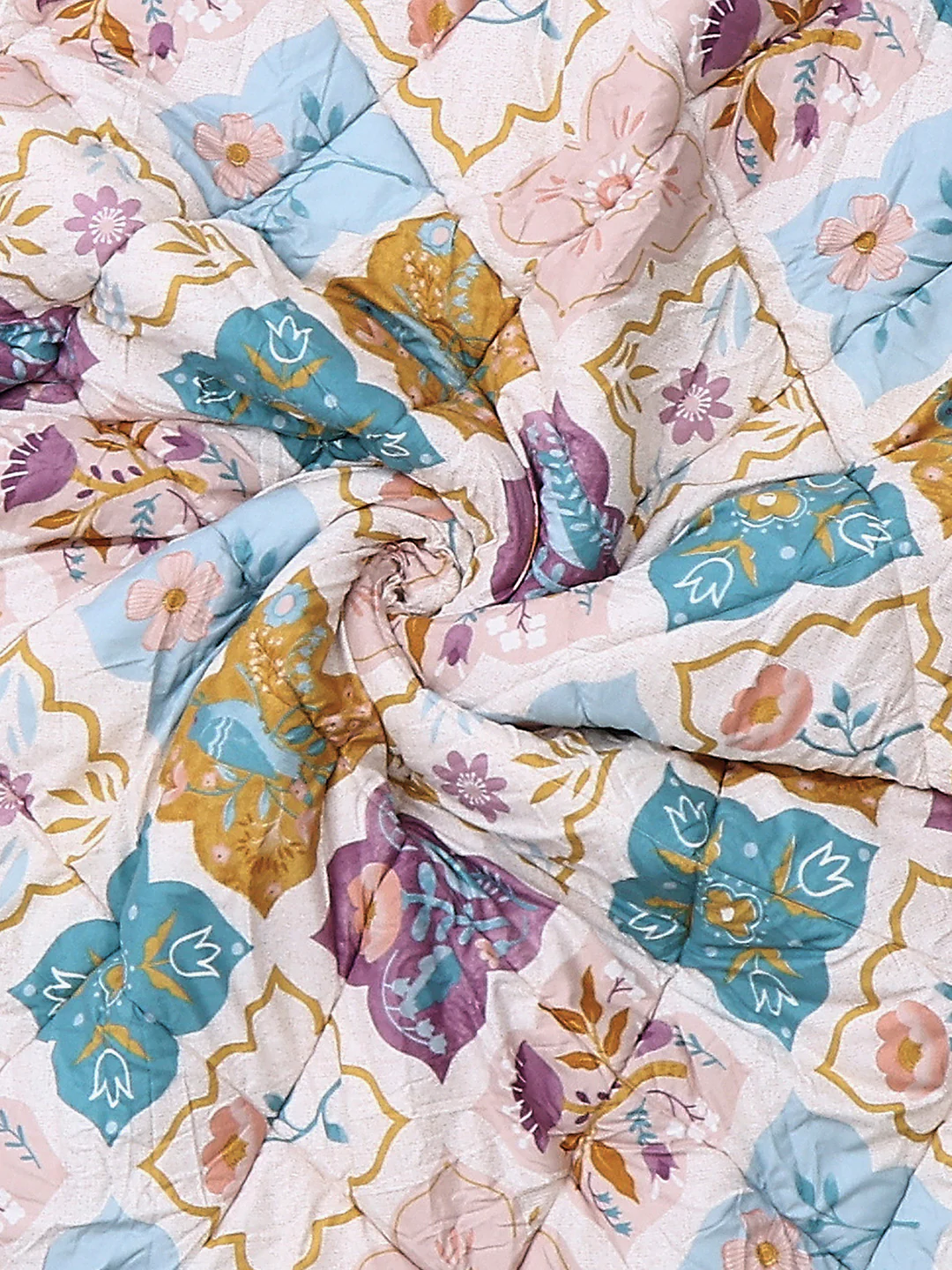 Printed Single Bed 3 Ply Comforter for AC Room - (Marvella) - Image 8