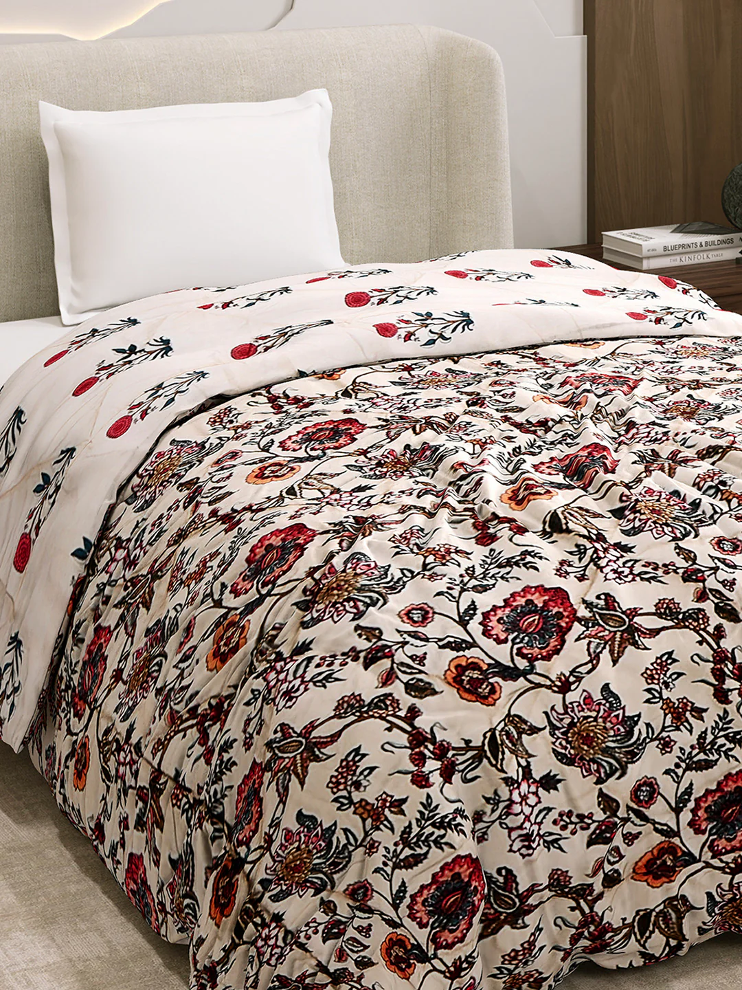 Printed Single Bed 3 Ply Comforter for AC Room - (Marvella) - Image 6