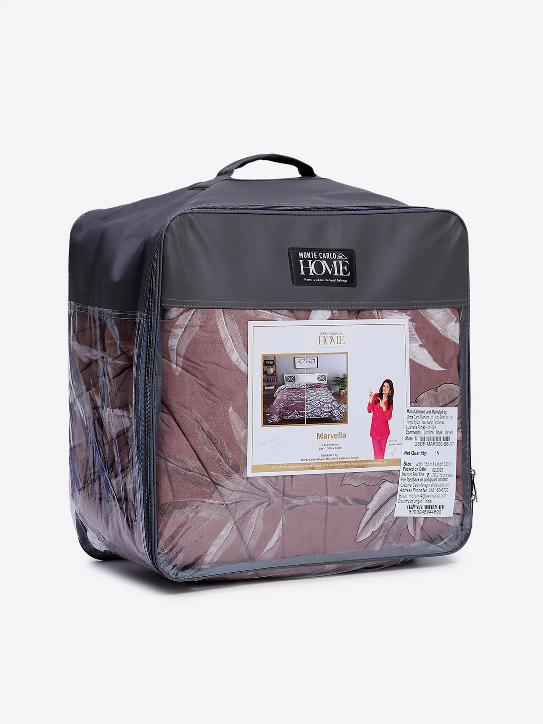 Printed Single Bed 3 Ply Comforter for AC Room - (Marvella) - Image 11