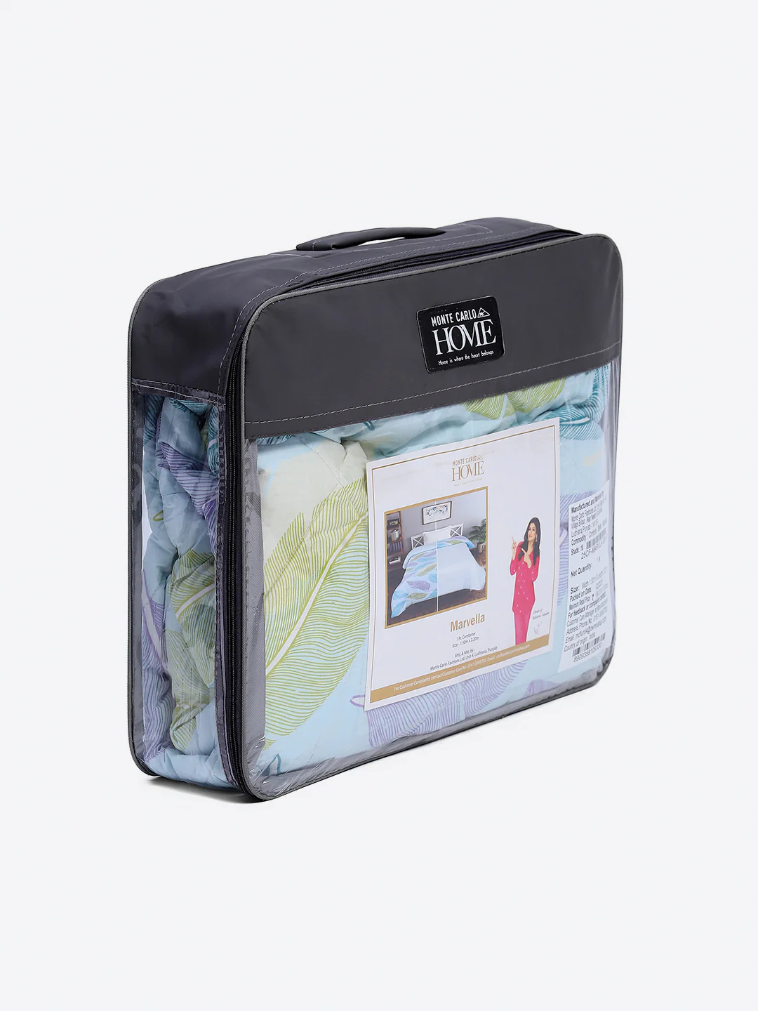 Printed Single Bed 3 Ply Comforter for AC Room - (Marvella) - Image 11