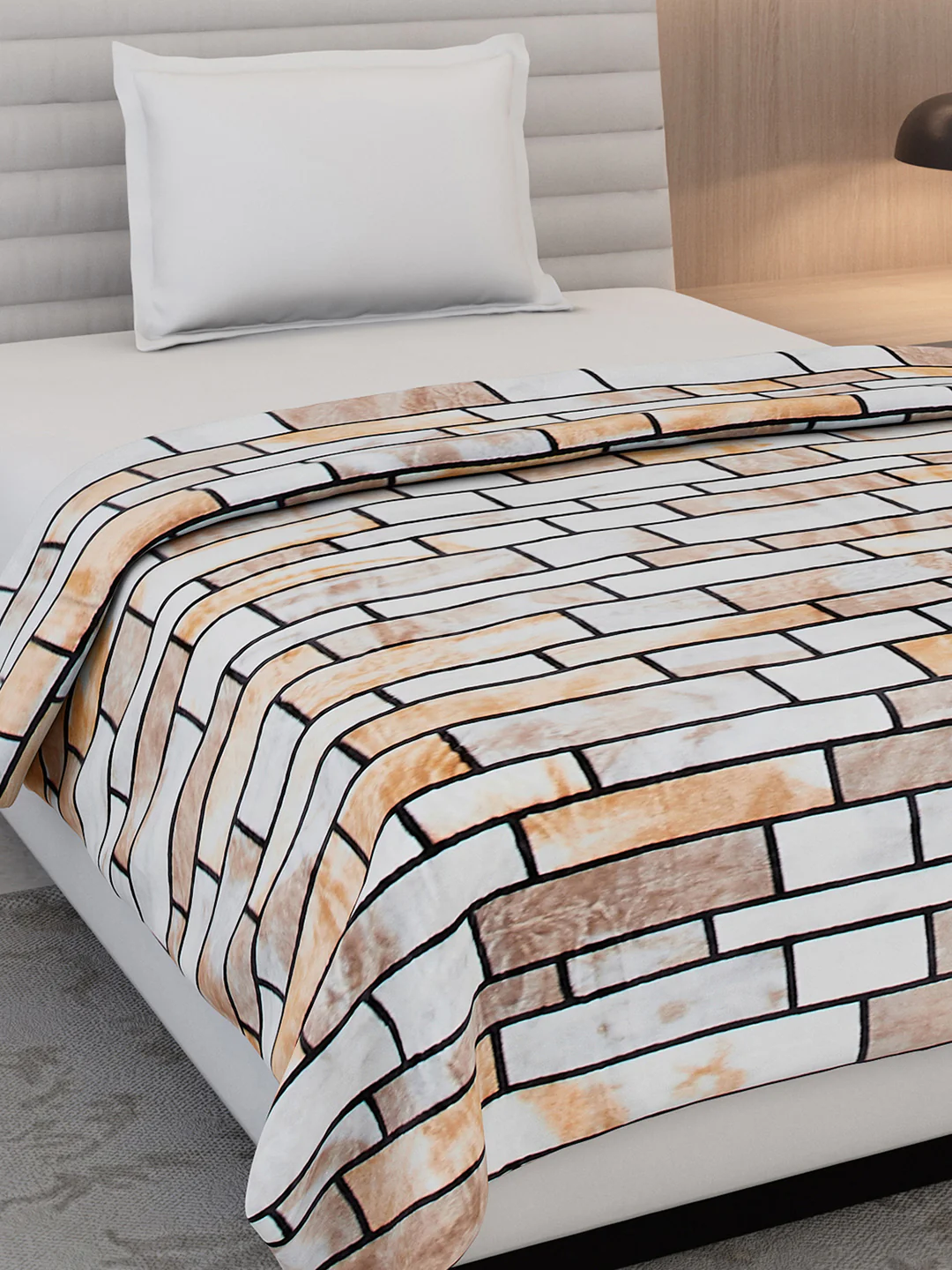 Printed Single Bed 300 GSM Blanket for AC Room - (Blubell) - Image 4