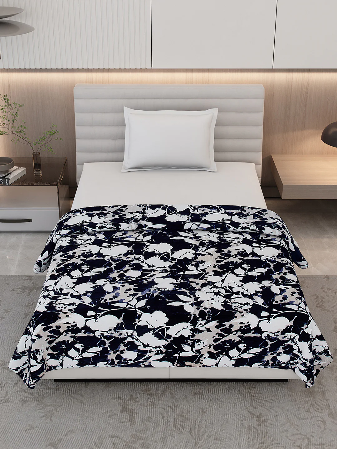 Printed Single Bed 300 GSM Blanket for AC Room - (Blubell) - Image 2