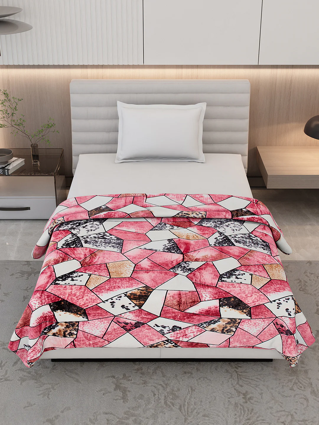 Printed Single Bed 300 GSM Blanket for AC Room - (Blubell) - Image 2