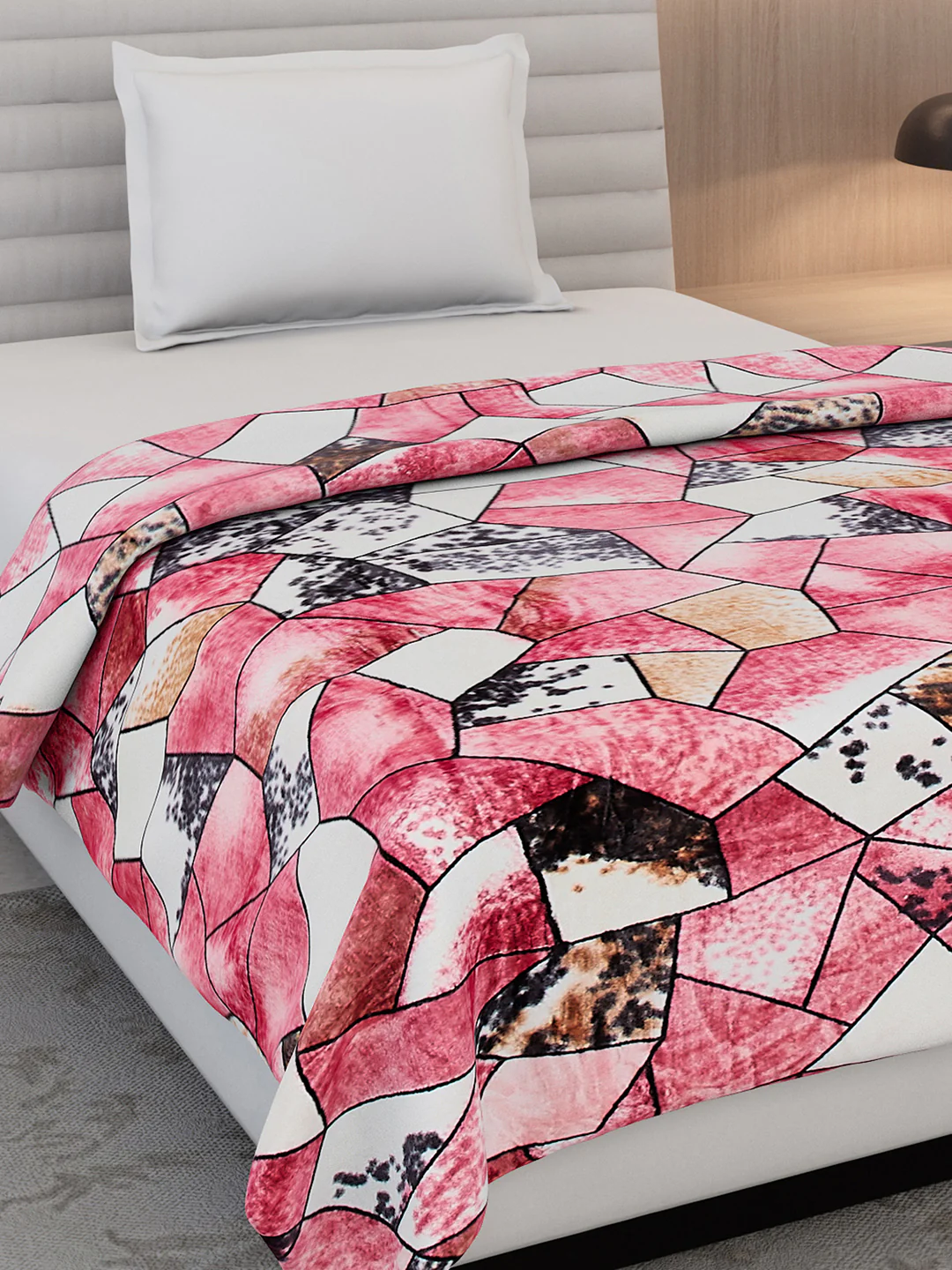 Printed Single Bed 300 GSM Blanket for AC Room - (Blubell) - Image 4