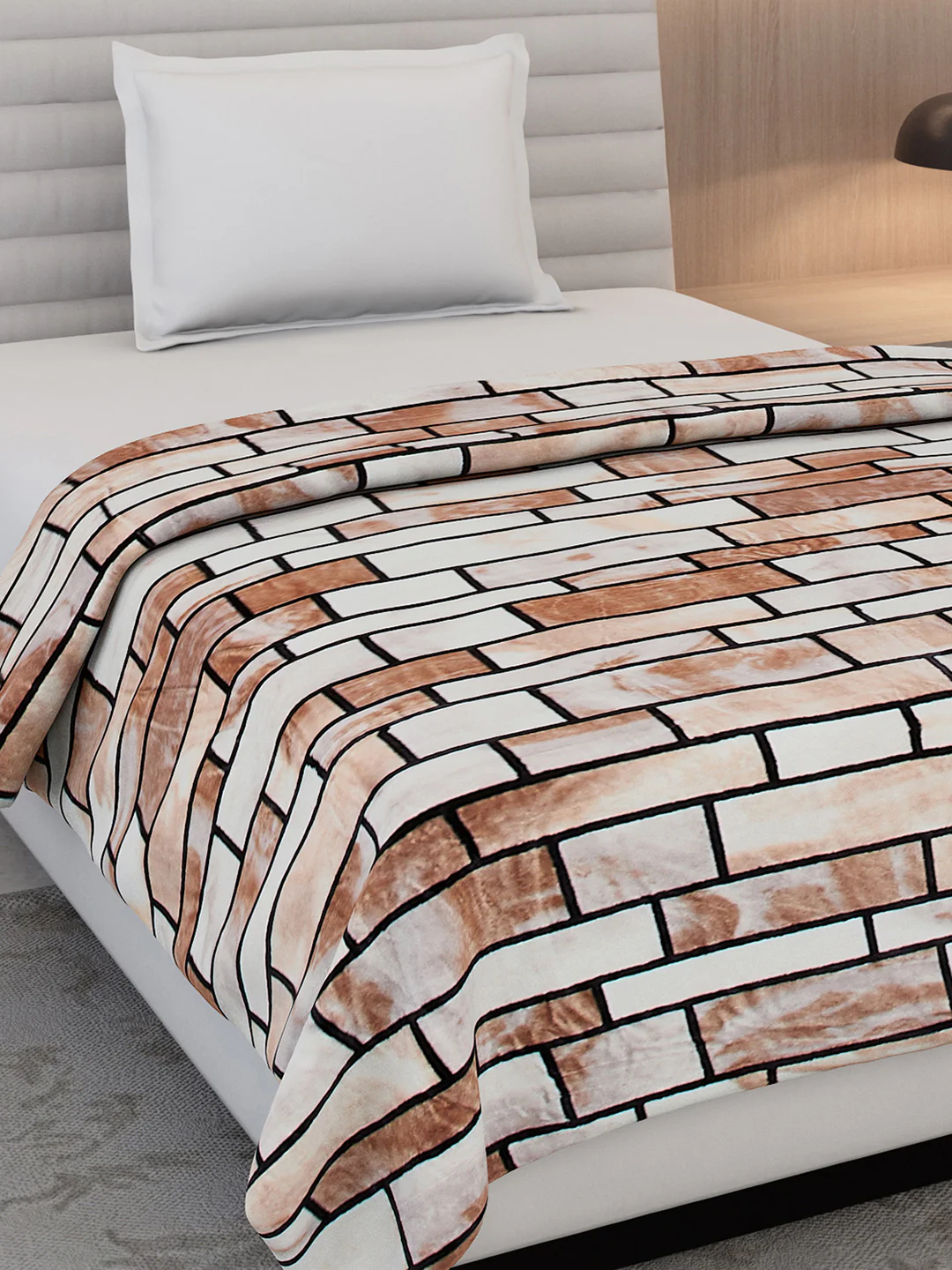Printed Single Bed 300 GSM Blanket for AC Room - (Blubell) - Image 4