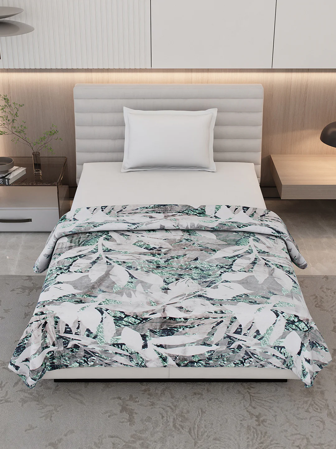 Printed Single Bed 300 GSM Blanket for AC Room - (Blubell) - Image 2