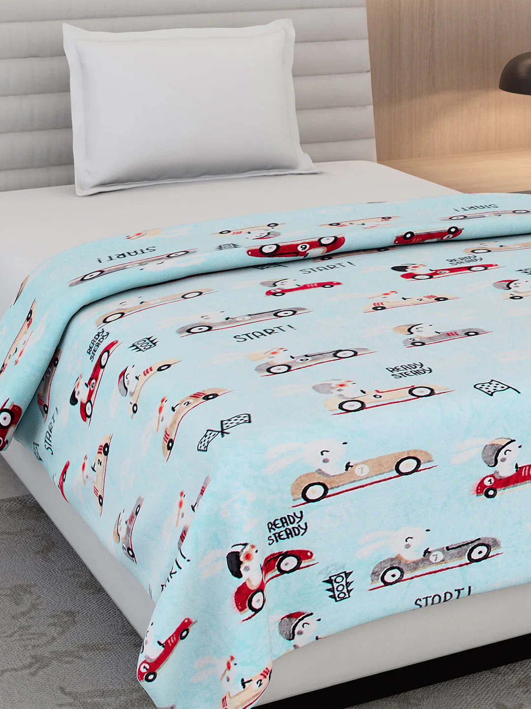Printed Single Bed 300 GSM Blanket for AC Room - (Ellis) - Image 4