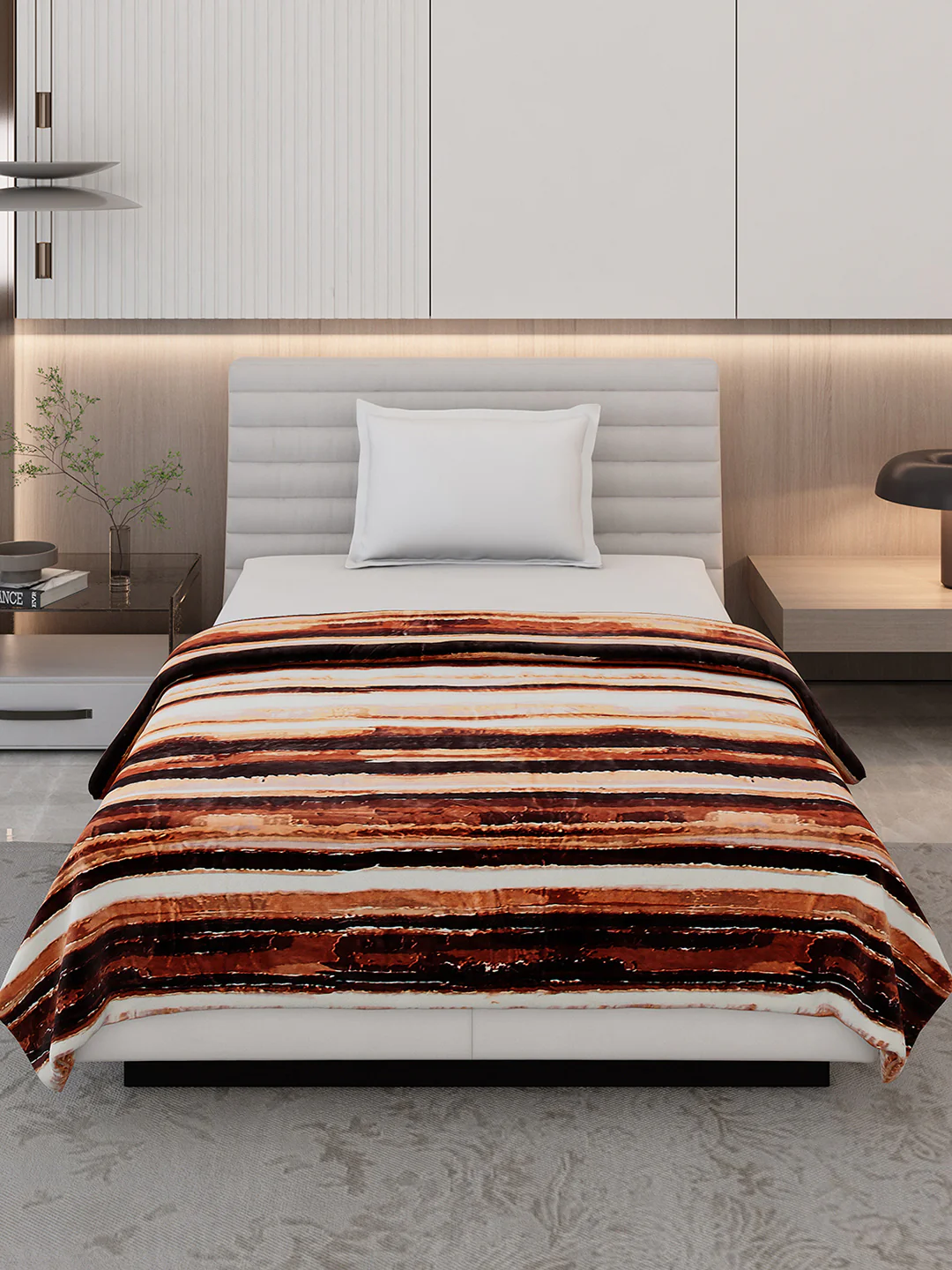 Printed Single Bed 300 GSM Blanket for AC Room - (Legacy) - Image 3