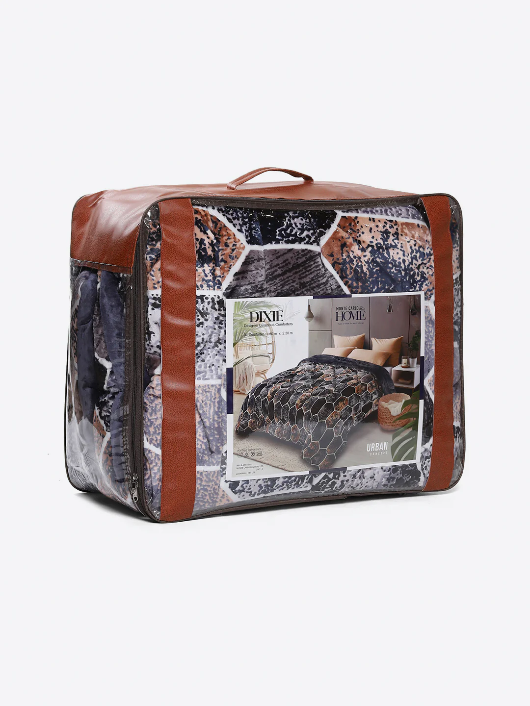 Printed Single Bed 300 GSM Comforter for Mild Winter (Dixie), Weight 725 gm - Image 8