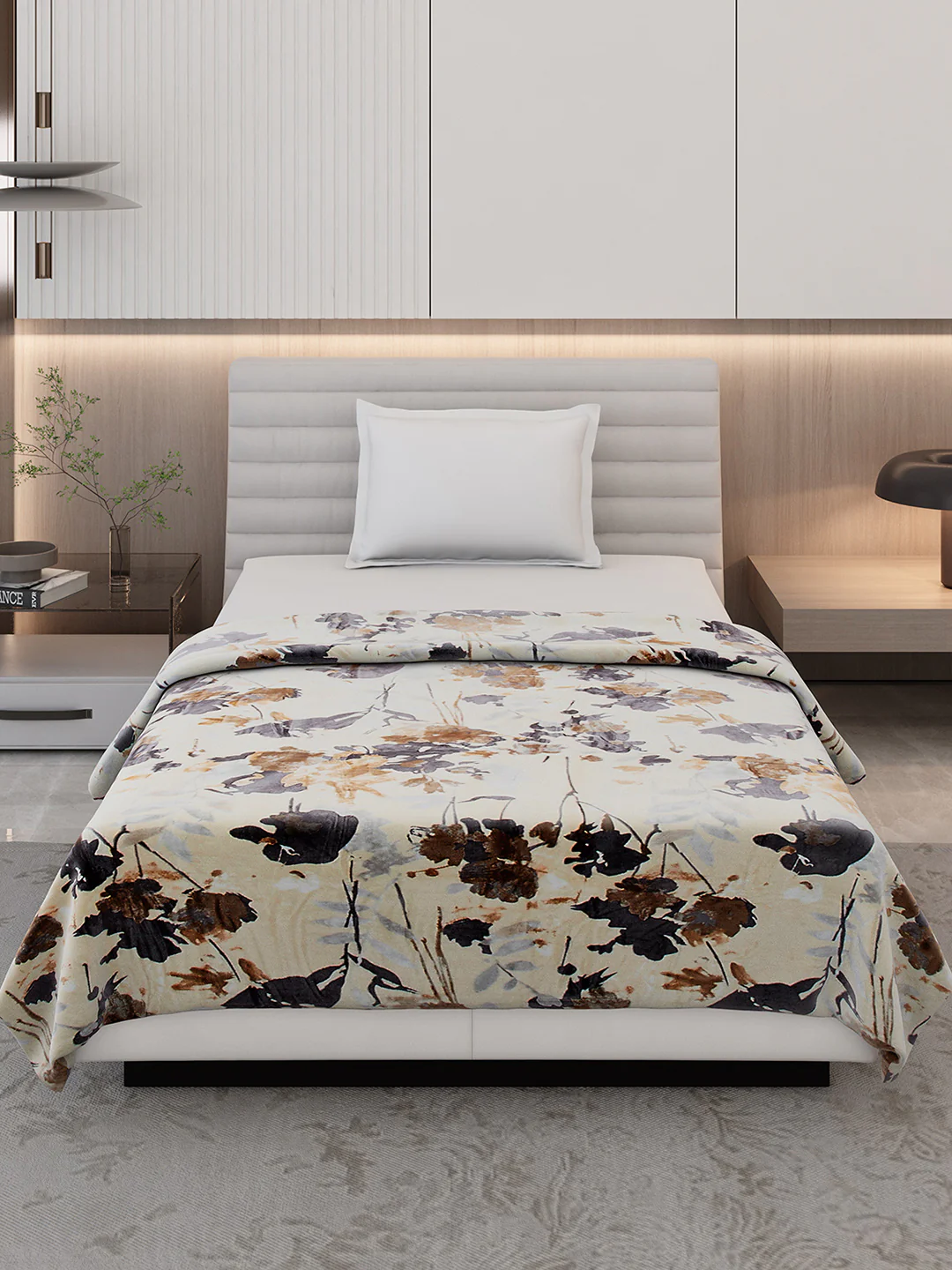 Printed Single Bed 350 GSM Blanket for AC Room - (Nicole) - Image 3