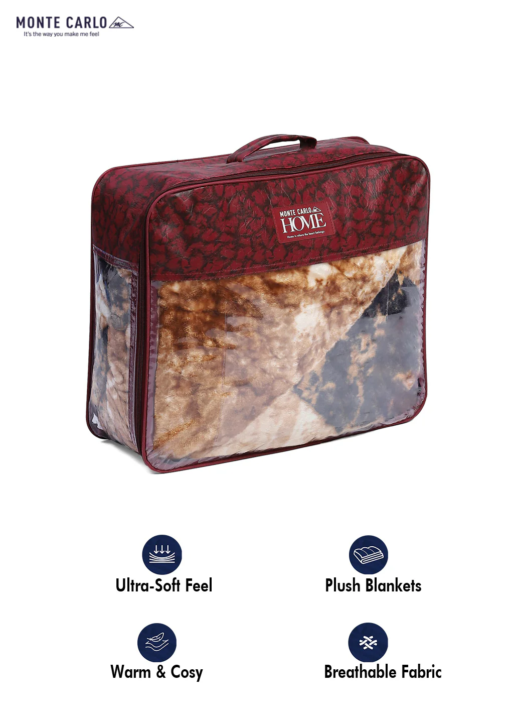 Printed Single Bed 596 GSM Blanket Everest 2 Ply (Weight 2.1 kg) - Image 8