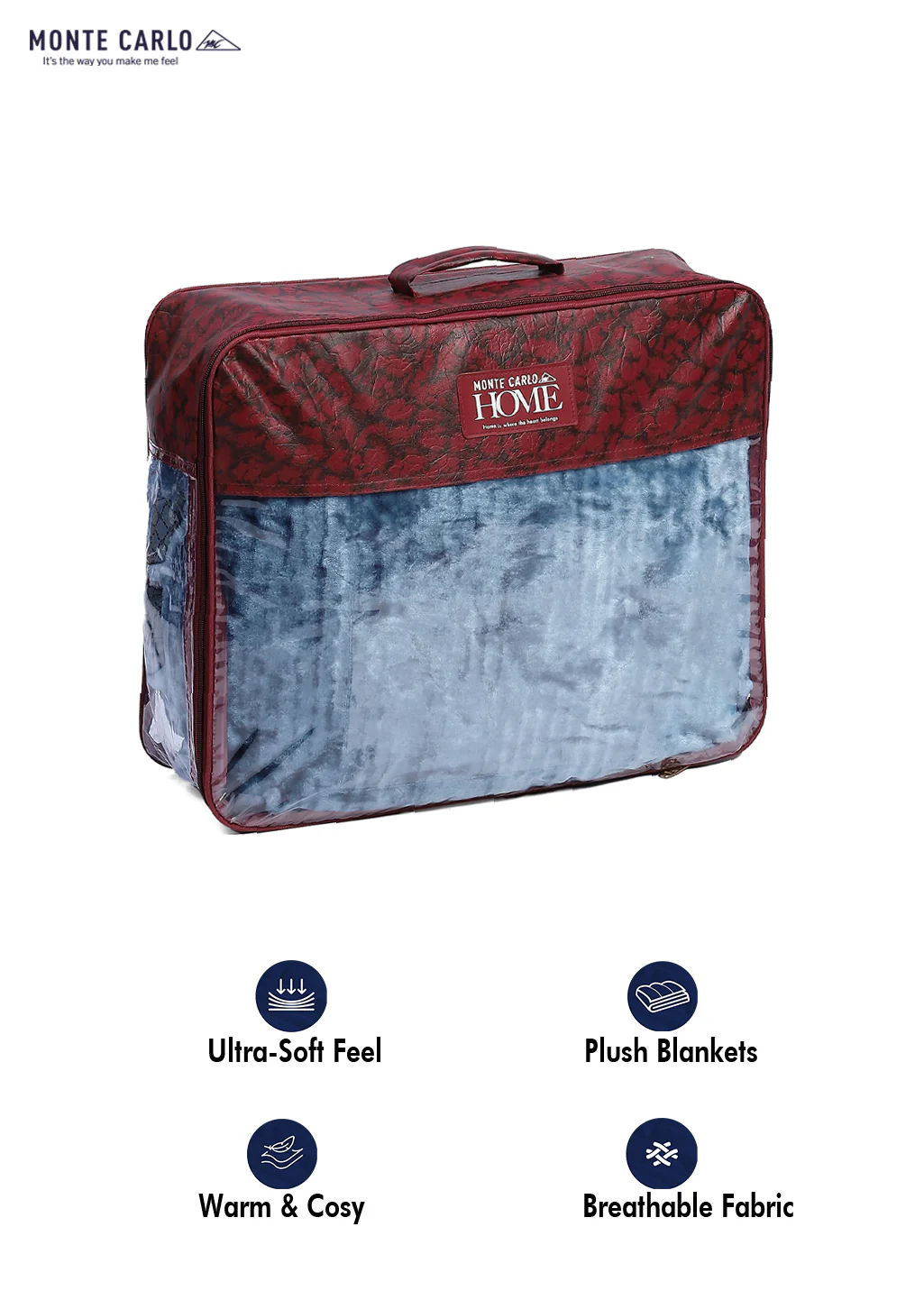 Printed Single Bed 596 GSM Blanket Everest 2 Ply (Weight 2.1 kg) - Image 8