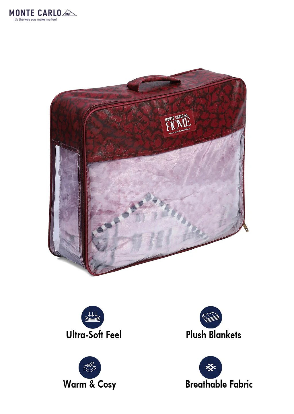 Printed Single Bed 596 GSM Blanket Everest 2 Ply (Weight 2.1 kg) - Image 8