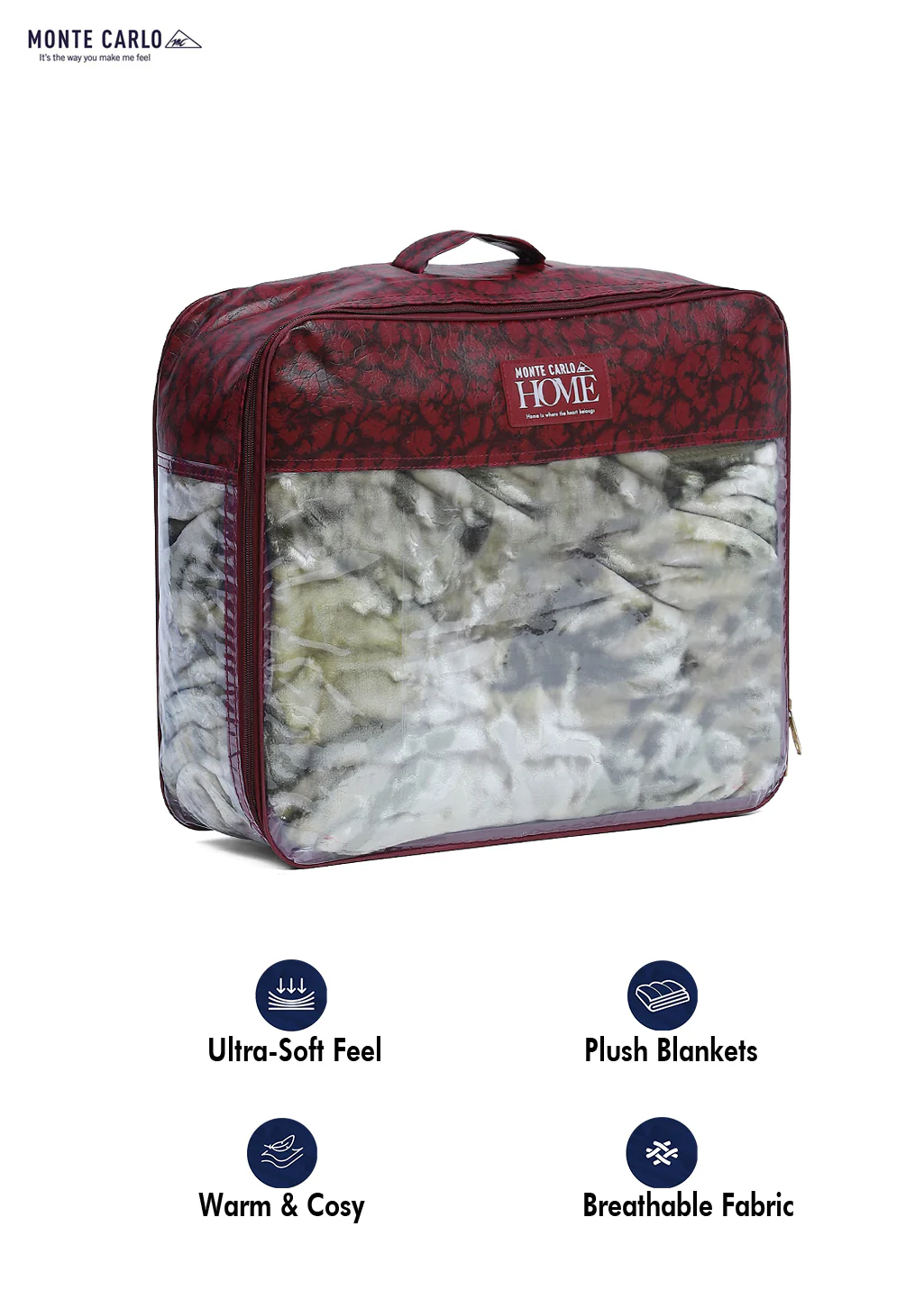 Printed Single Bed 710 GSM Blanket Ignis 2 Ply (Weight 2.5 kg) - Image 8