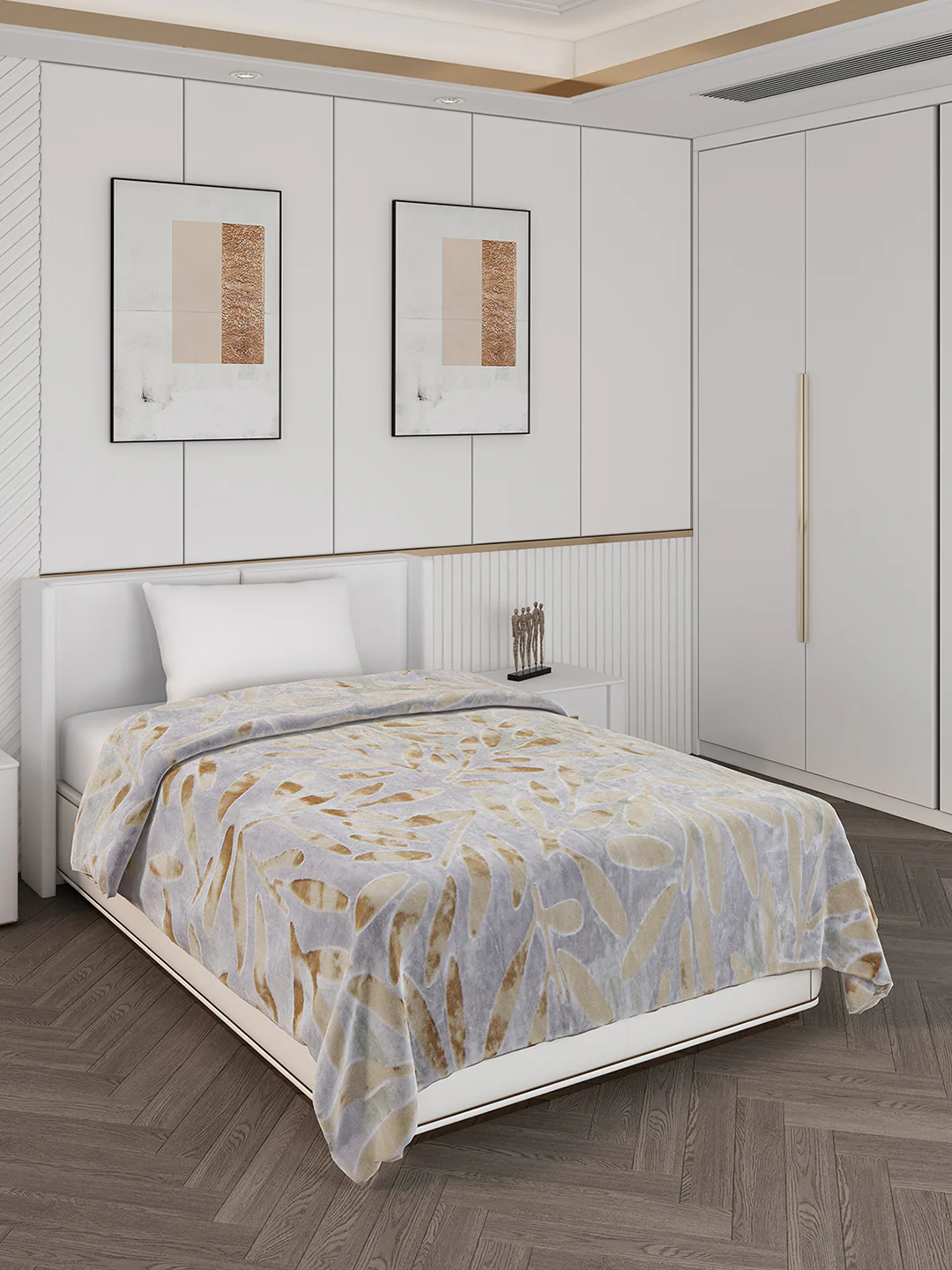 Printed Single Bed 710 GSM Blanket Ignis 2 Ply (Weight 2.5 kg) - Image 4
