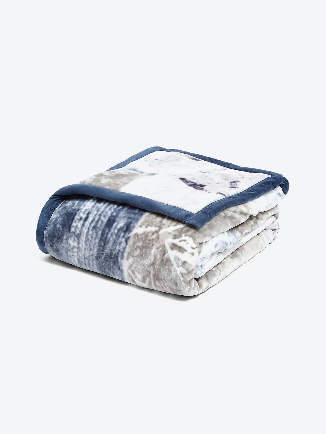 Printed Single Bed 852 GSM Blanket Allen 2 Ply (Weight 3 kg) - Image 5