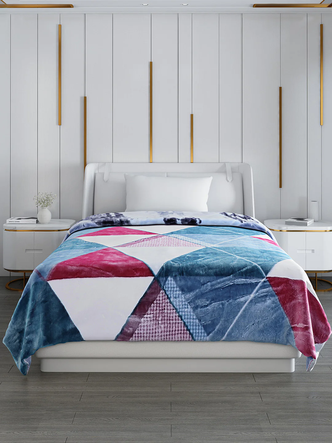 Printed Single Bed 852 GSM Blanket Galaxy 2 Ply (Weight 3 kg) - Image 3