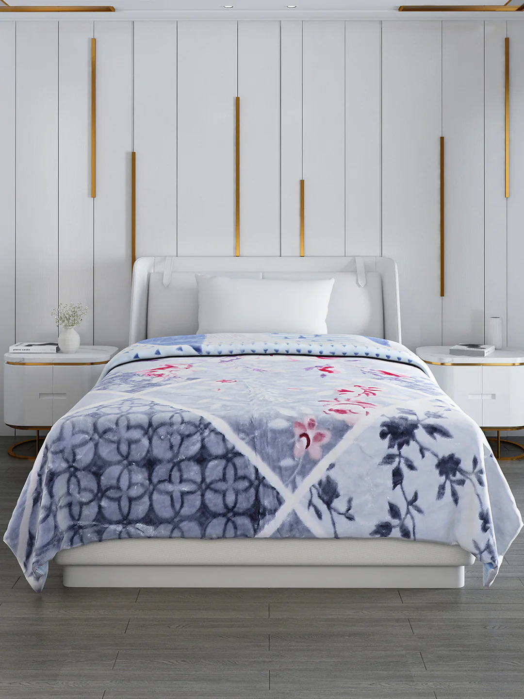 Printed Single Bed 852 GSM Blanket Galaxy 2 Ply (Weight 3 kg) - Image 3