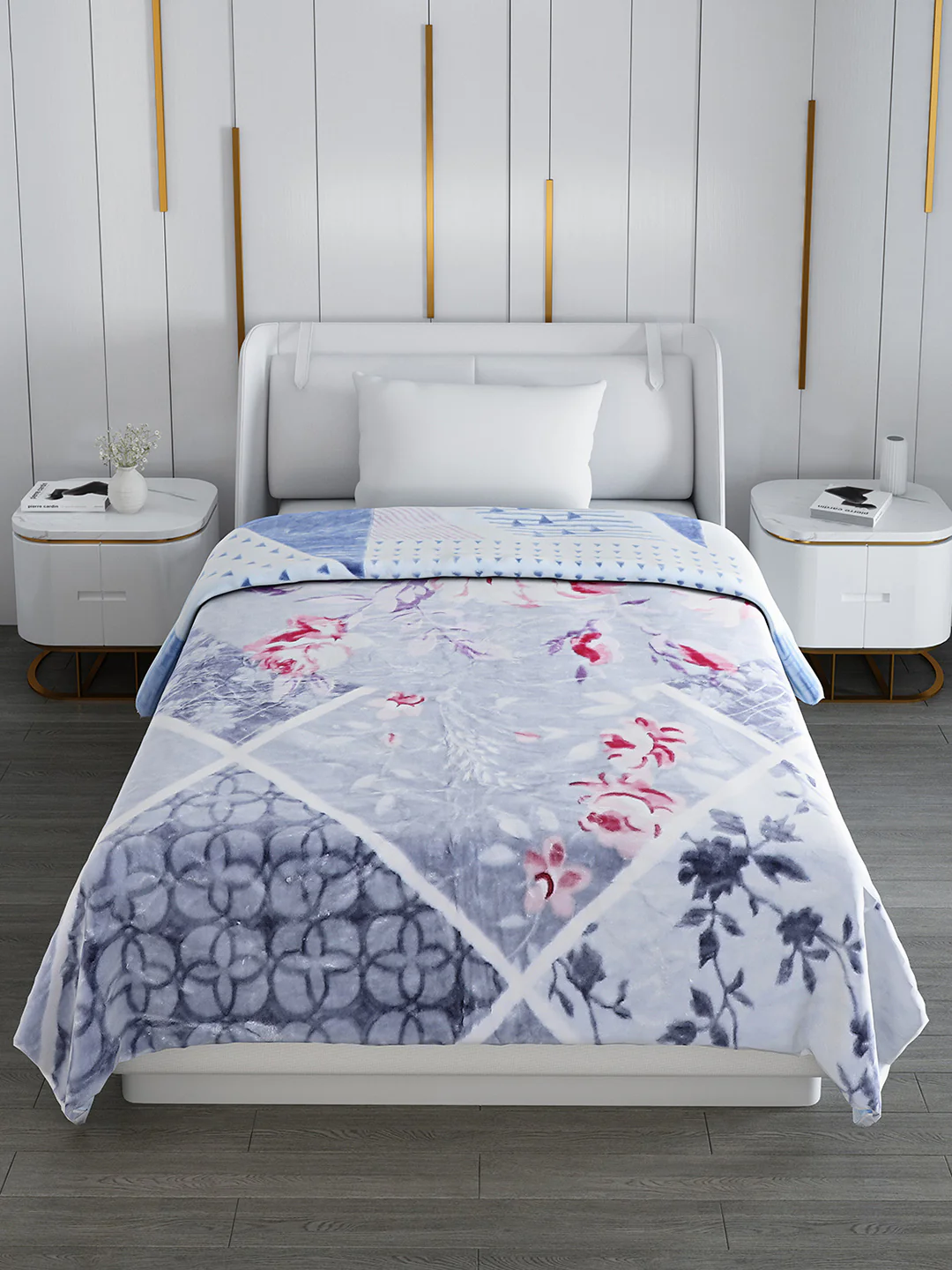 Printed Single Bed 852 GSM Blanket Galaxy 2 Ply (Weight 3 kg) - Image 4