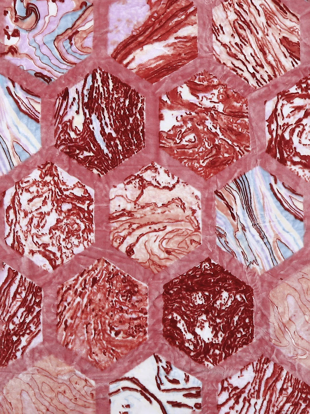 Printed Single Bed Reversible Blanket 2 Ply, 511 GSM, 1.8 kg (New Diamond) - Image 10