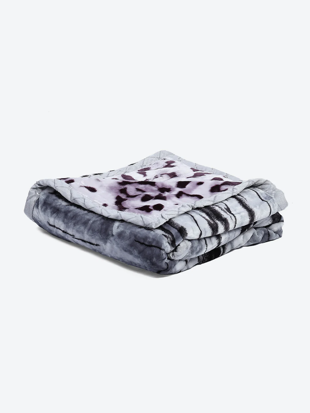 Printed Single Bed Reversible Blanket 2 Ply, 511 GSM, 1.8 kg (New Diamond) - Image 7