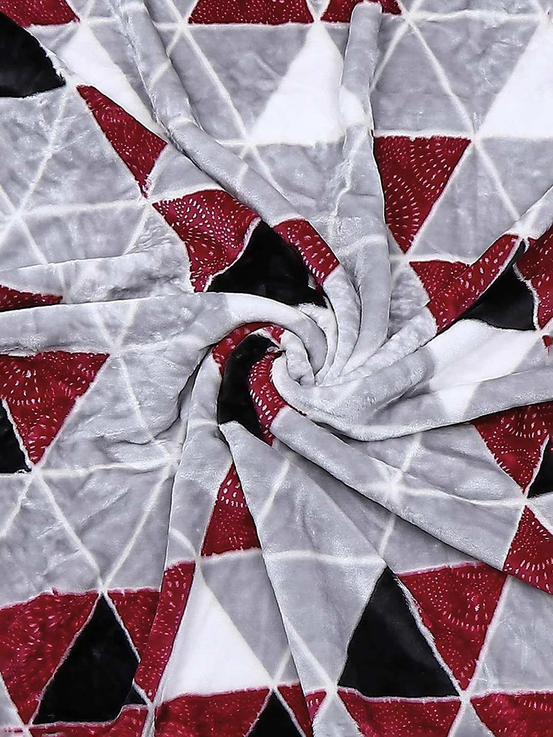 Printed Single Bed Reversible Blanket 2 Ply, 568 GSM, 2 kg (Glamour) - Image 7