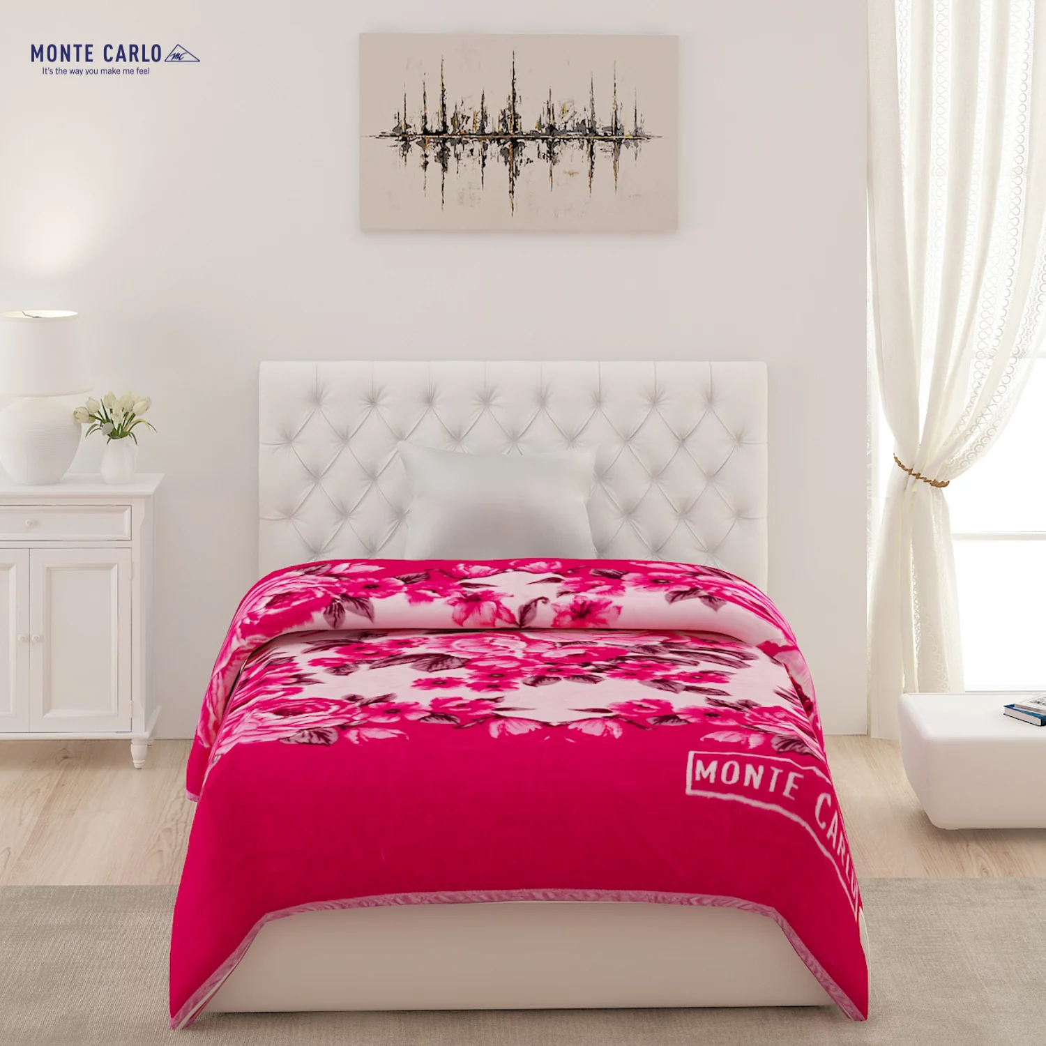 Printed Single Bed Blanket for Heavy Winter -1 Ply - Image 2
