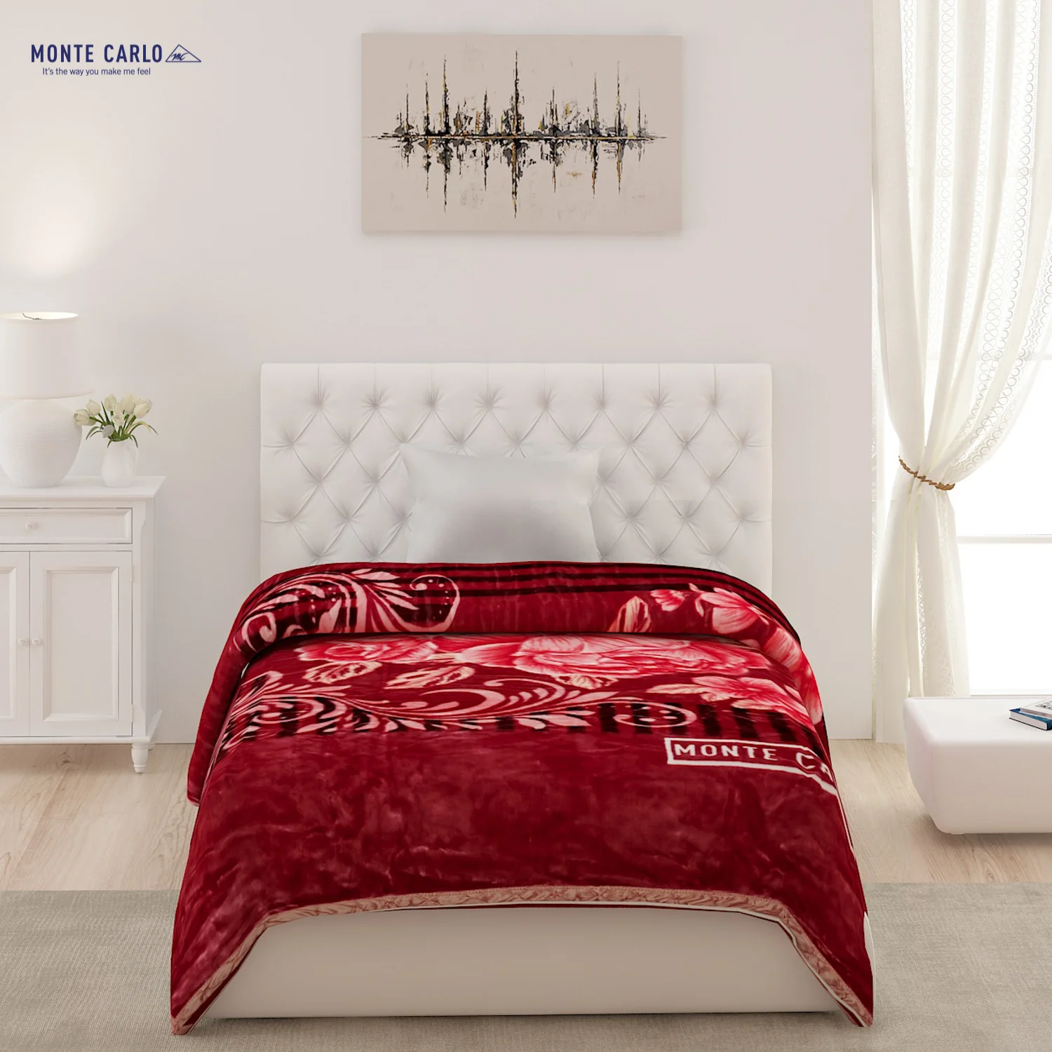 Printed Single Bed Blanket for Heavy Winter -1 Ply - Image 2