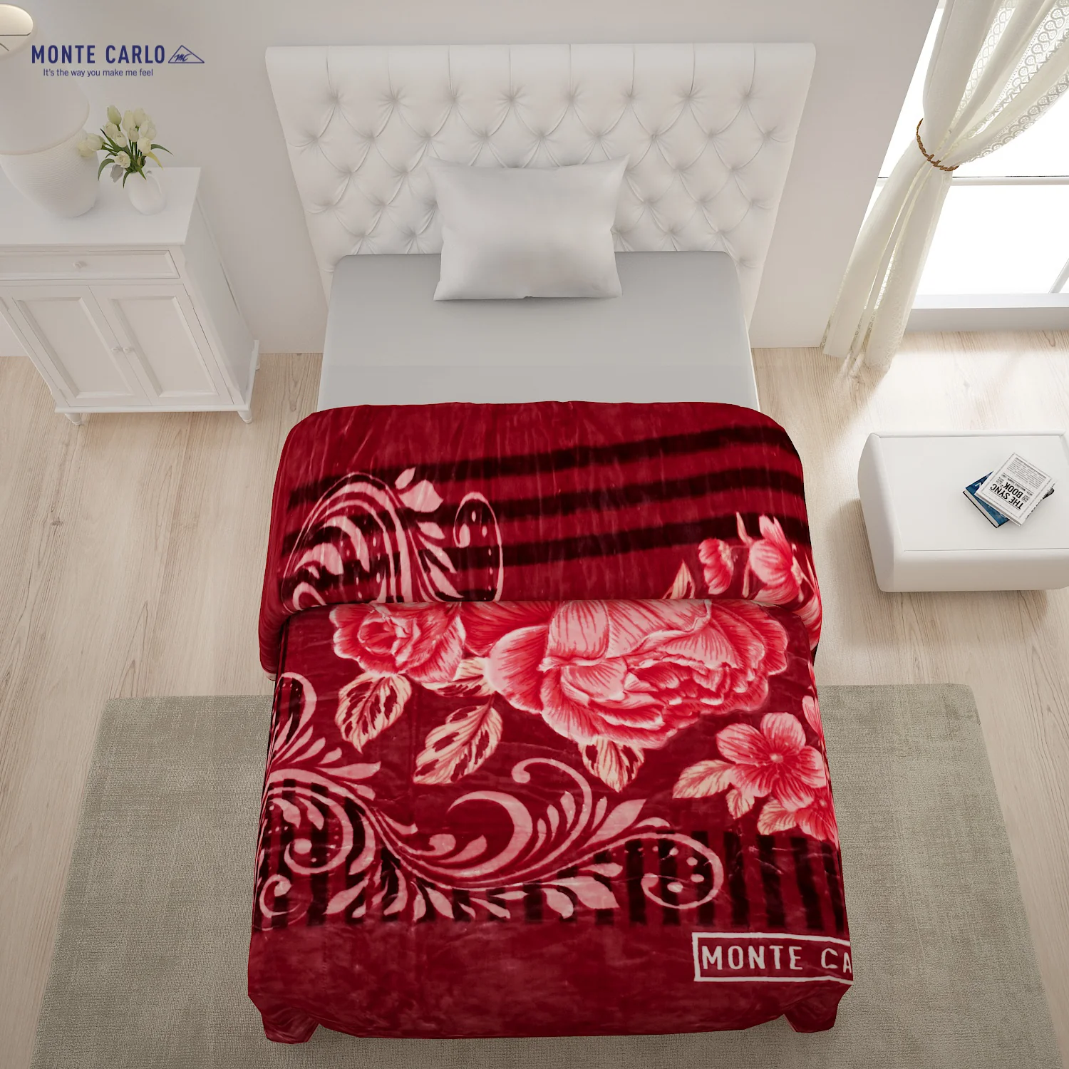Printed Single Bed Blanket for Heavy Winter -1 Ply - Image 3