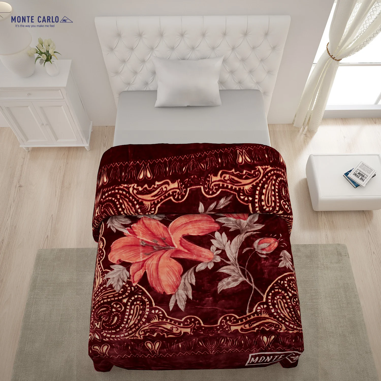 Printed Single Bed Blanket for Heavy Winter -1 Ply - Image 3