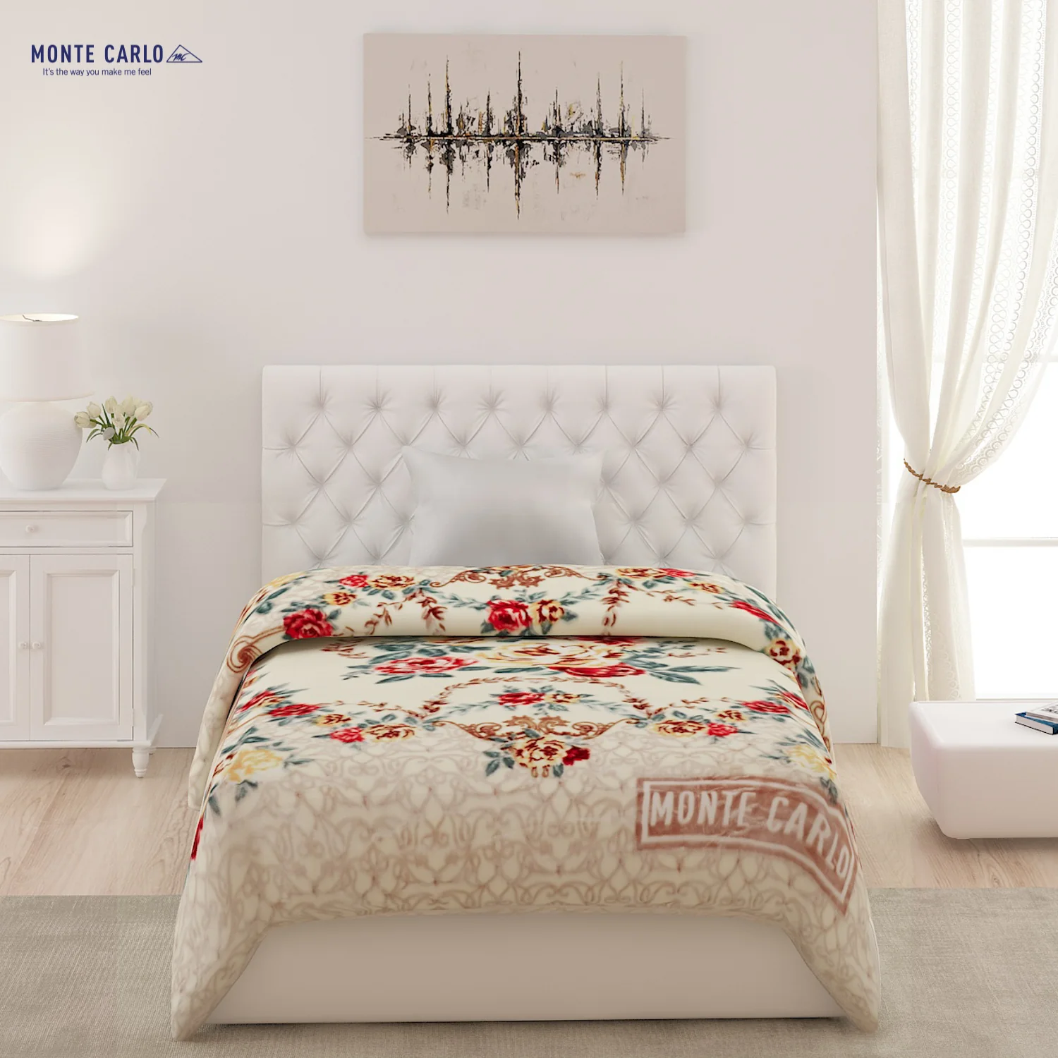 Printed Single Bed Blanket for Heavy Winter -1 Ply - Image 2
