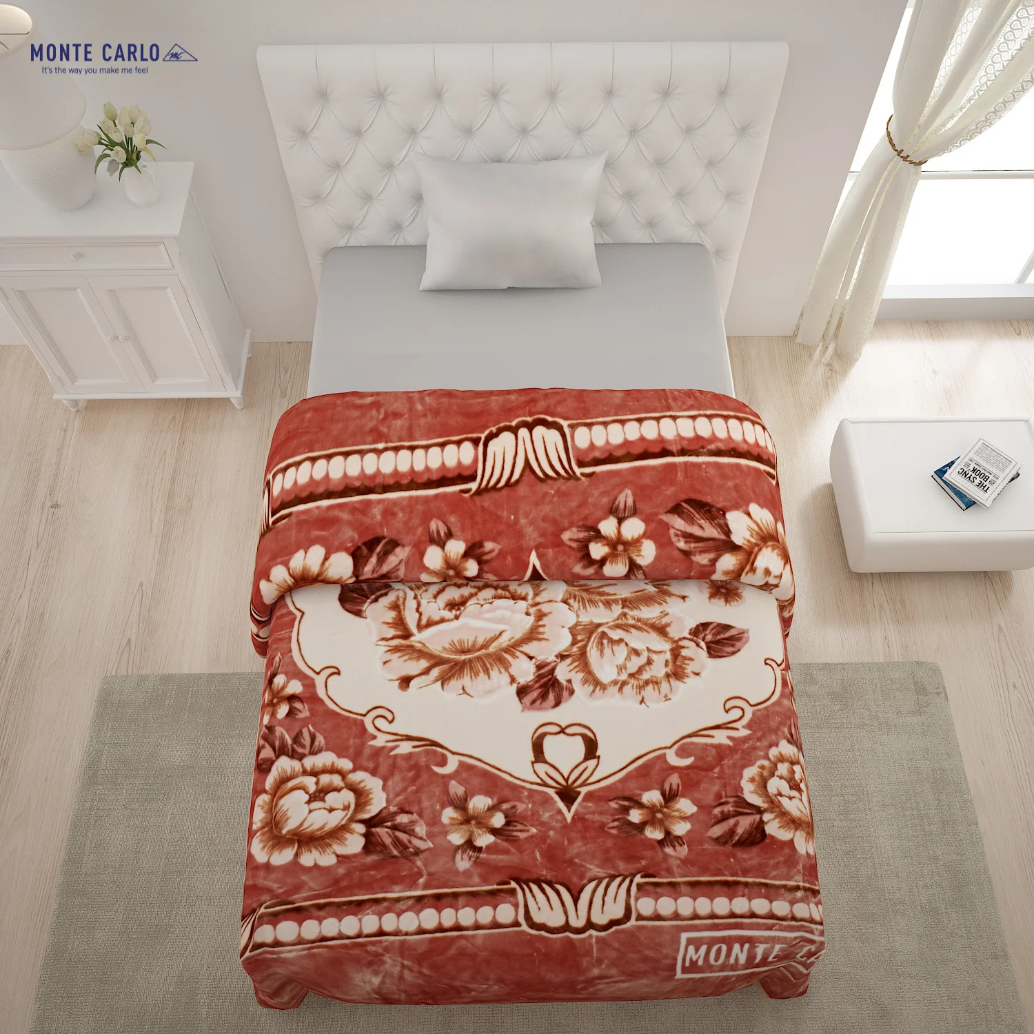 Printed Single Bed Blanket for Heavy Winter -1 Ply - Image 3