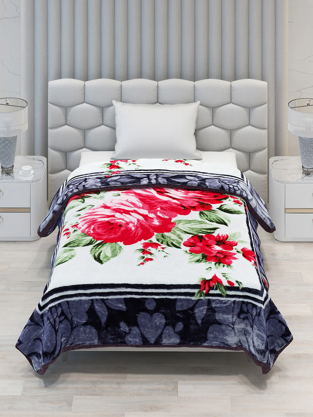 Printed Single Bed Blanket for Heavy Winter -1 Ply - Image 2
