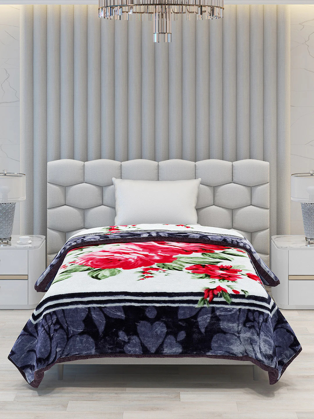 Printed Single Bed Blanket for Heavy Winter -1 Ply - Image 3