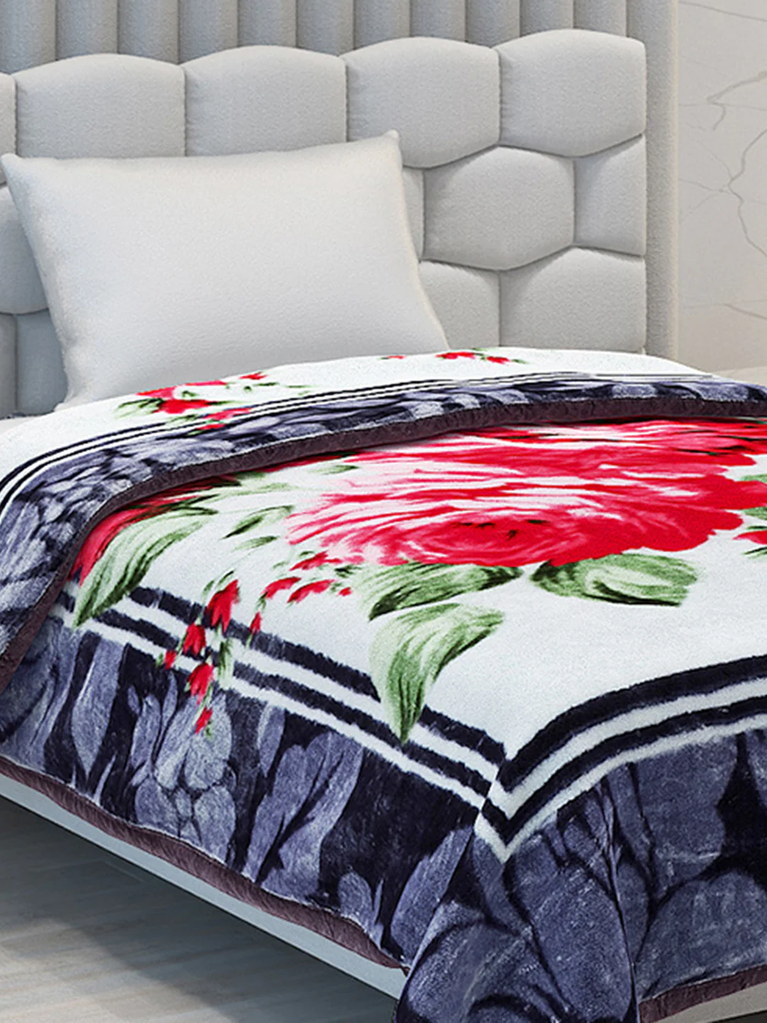 Printed Single Bed Blanket for Heavy Winter -1 Ply - Image 4