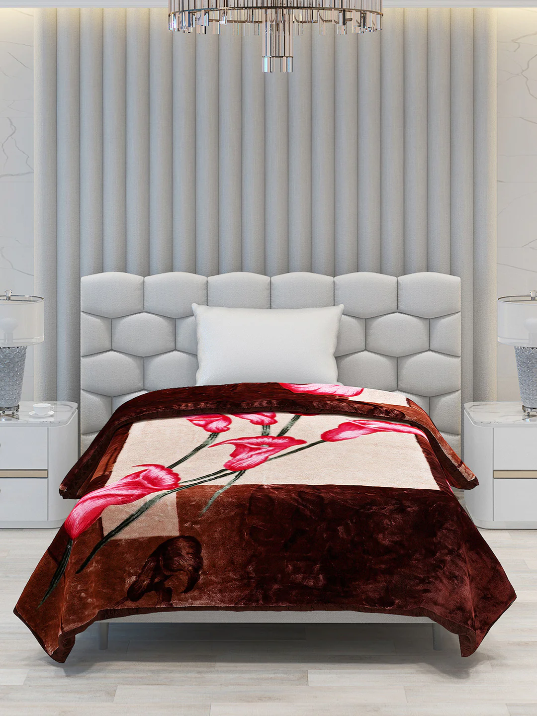 Printed Single Bed Blanket for Heavy Winter -1 Ply - Image 3