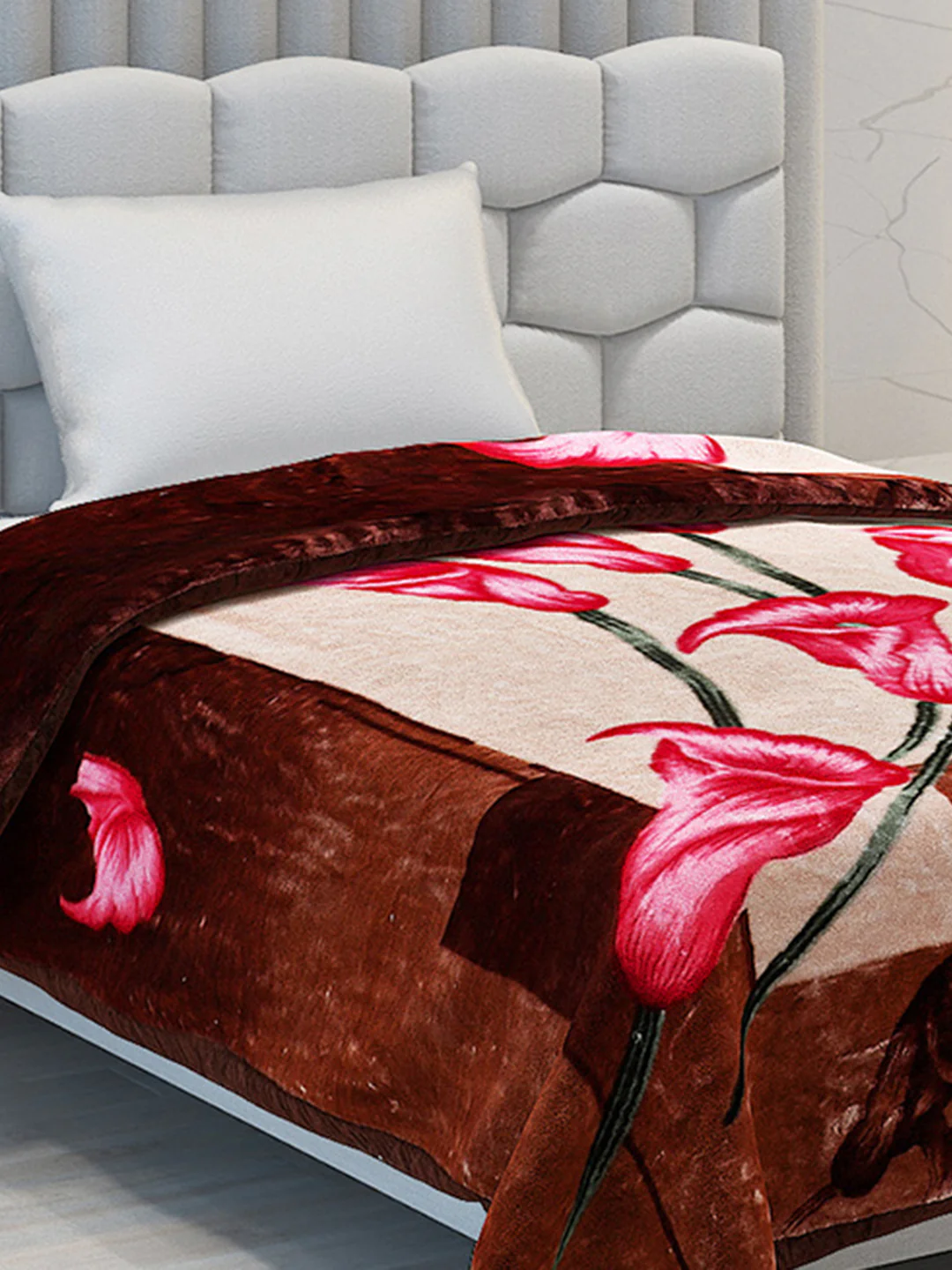 Printed Single Bed Blanket for Heavy Winter -1 Ply - Image 4