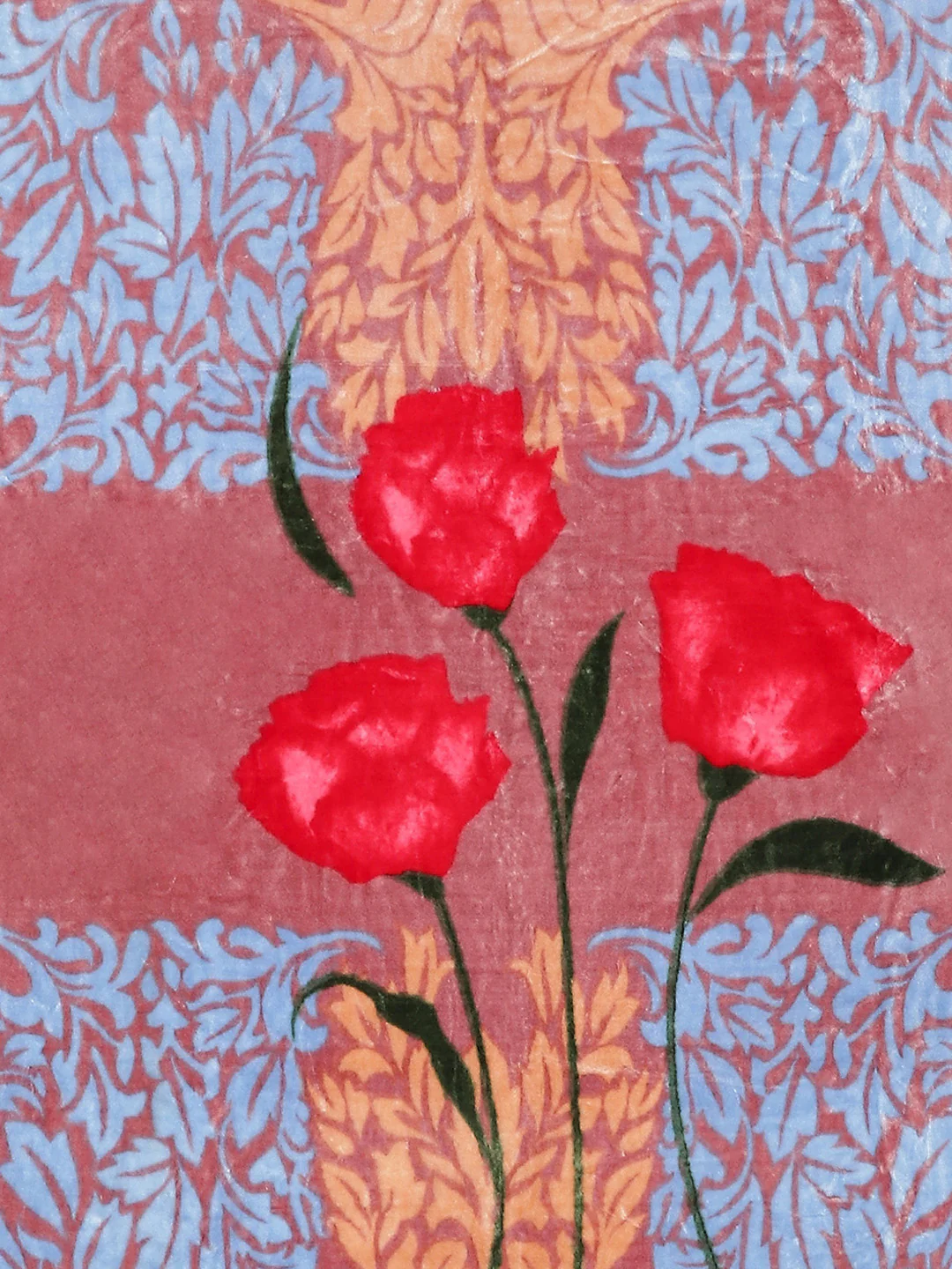 Printed Single Bed Mink Blanket for Mild Winter -1 Ply - Image 6