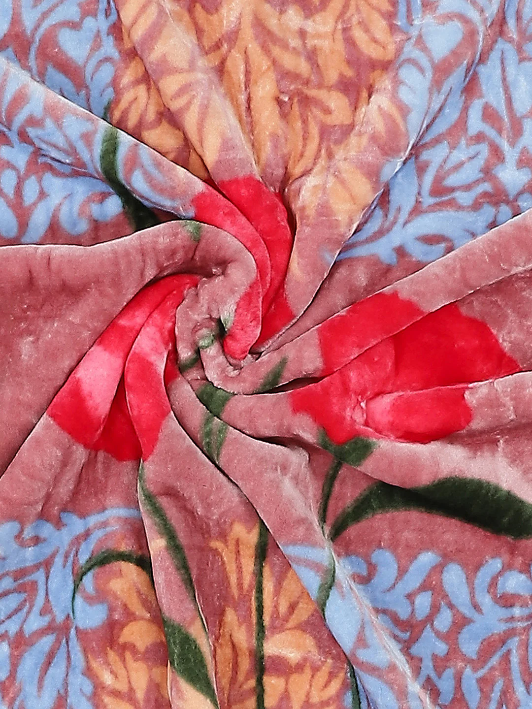 Printed Single Bed Mink Blanket for Mild Winter -1 Ply - Image 7