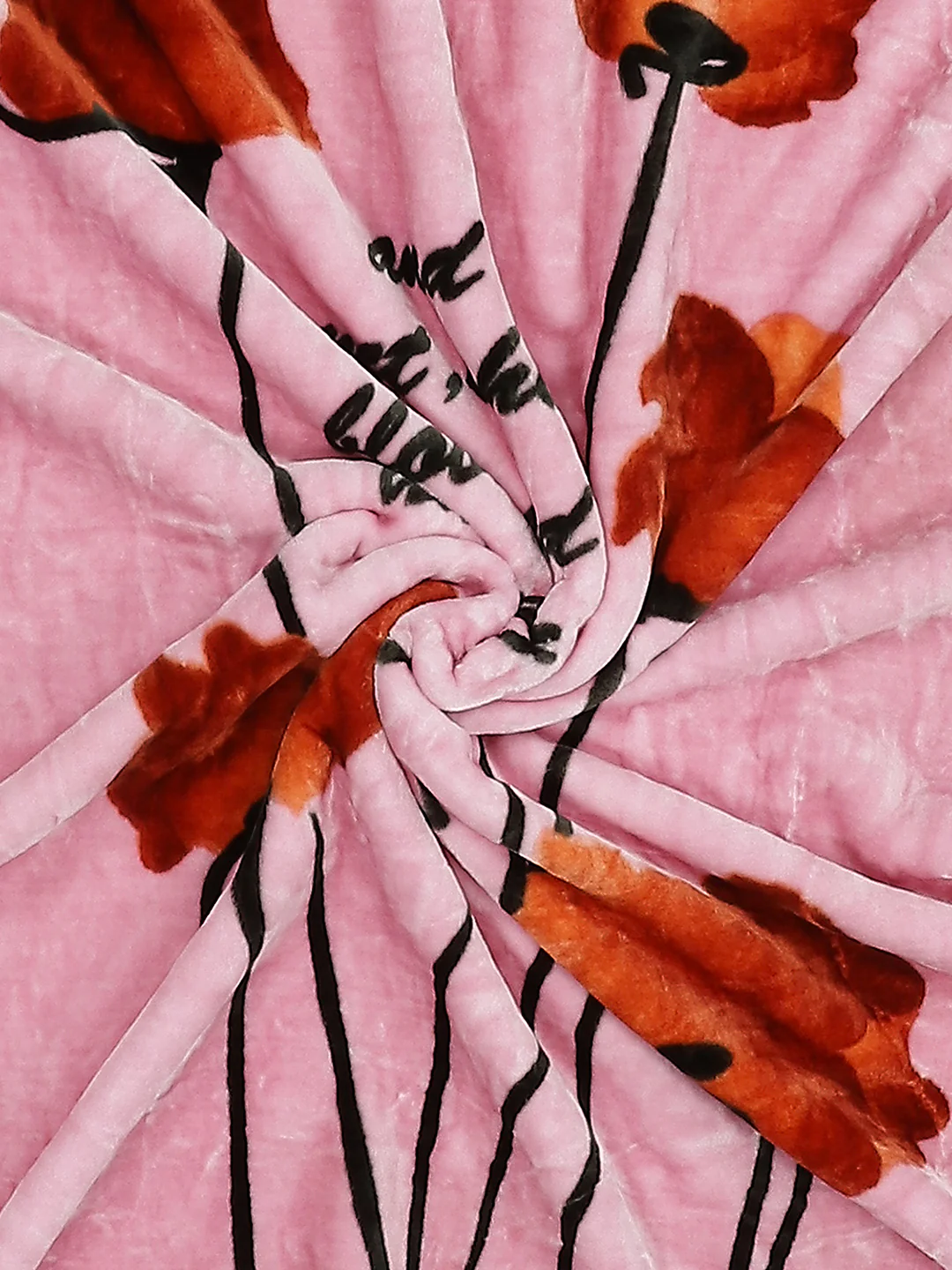 Printed Single Bed Mink Blanket for Mild Winter -1 Ply - Image 7
