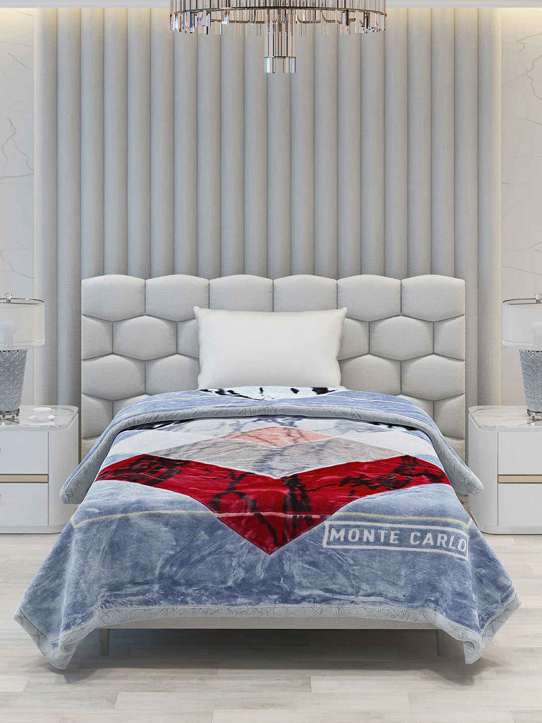 Printed Single Bed Blanket for Heavy Winter -2 Ply - Image 3