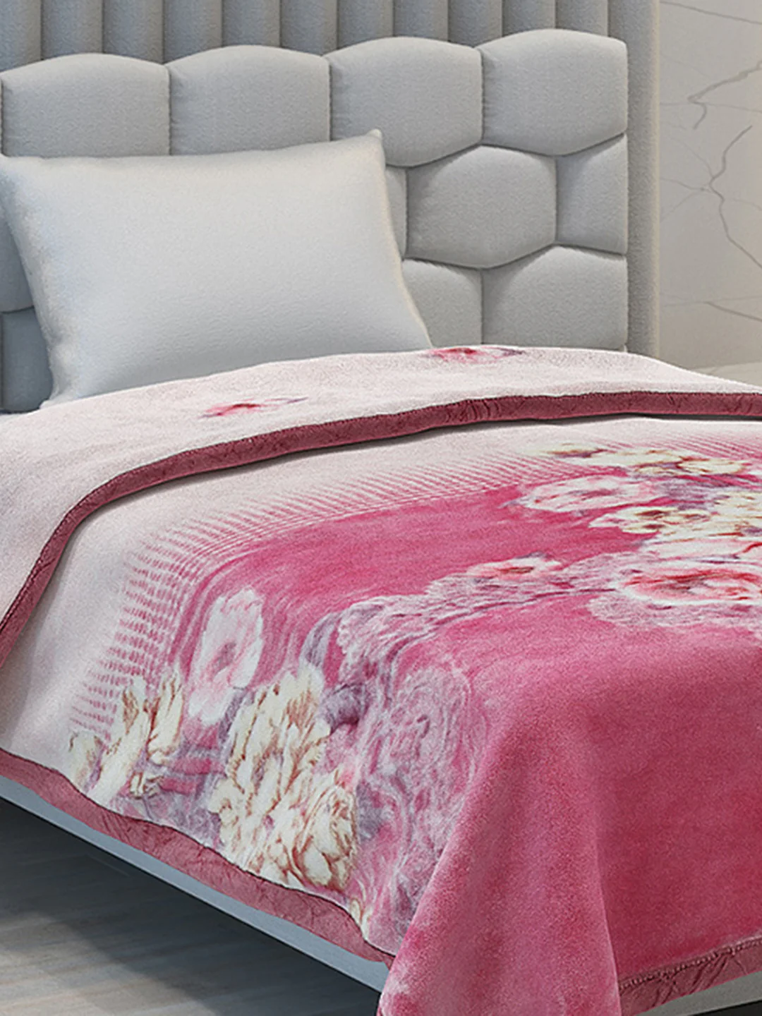 Printed Single Bed Blanket for Heavy Winter -2 Ply - Image 4