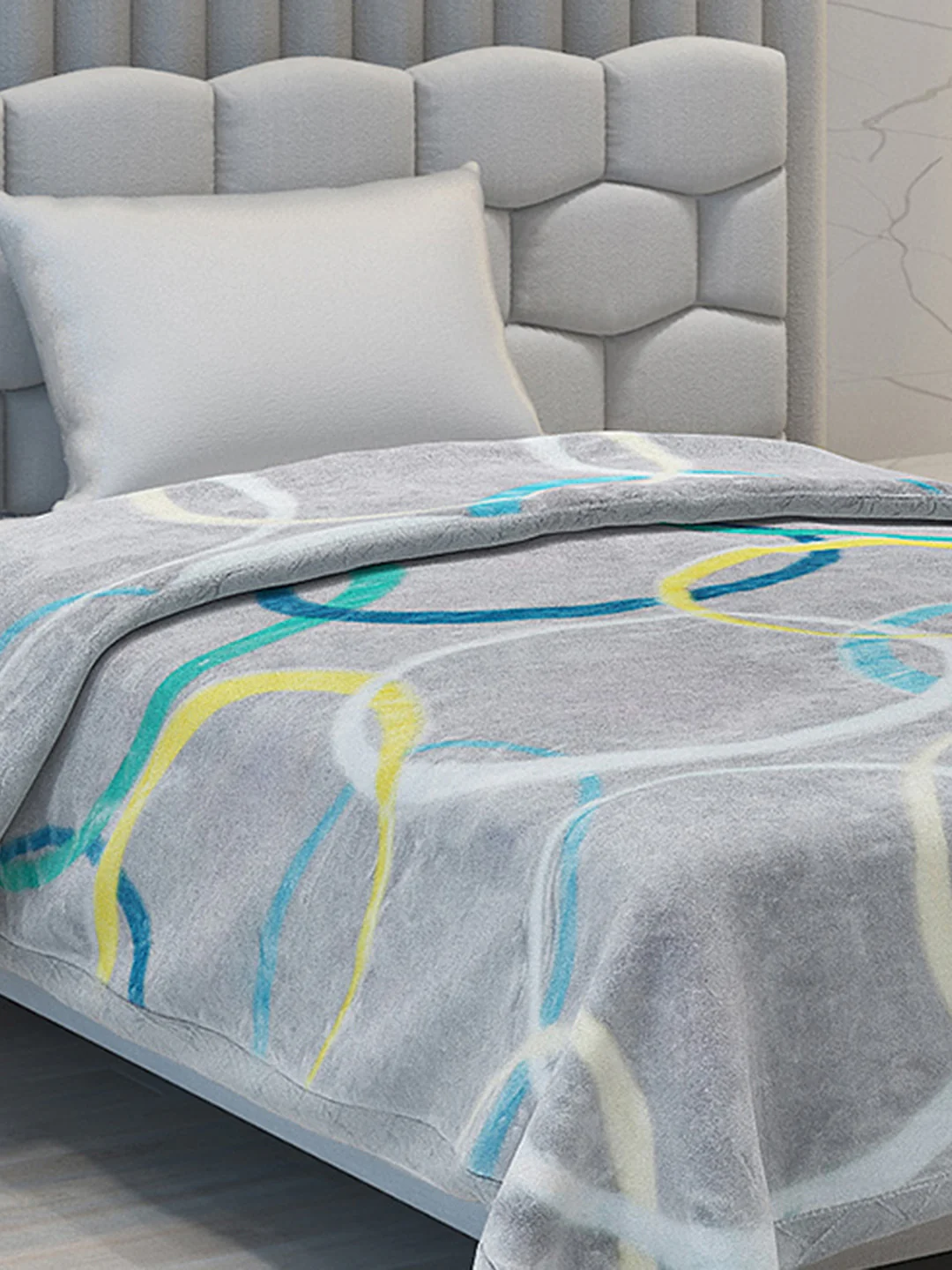 Printed Single Bed Blanket for Heavy Winter -2 Ply - Image 4